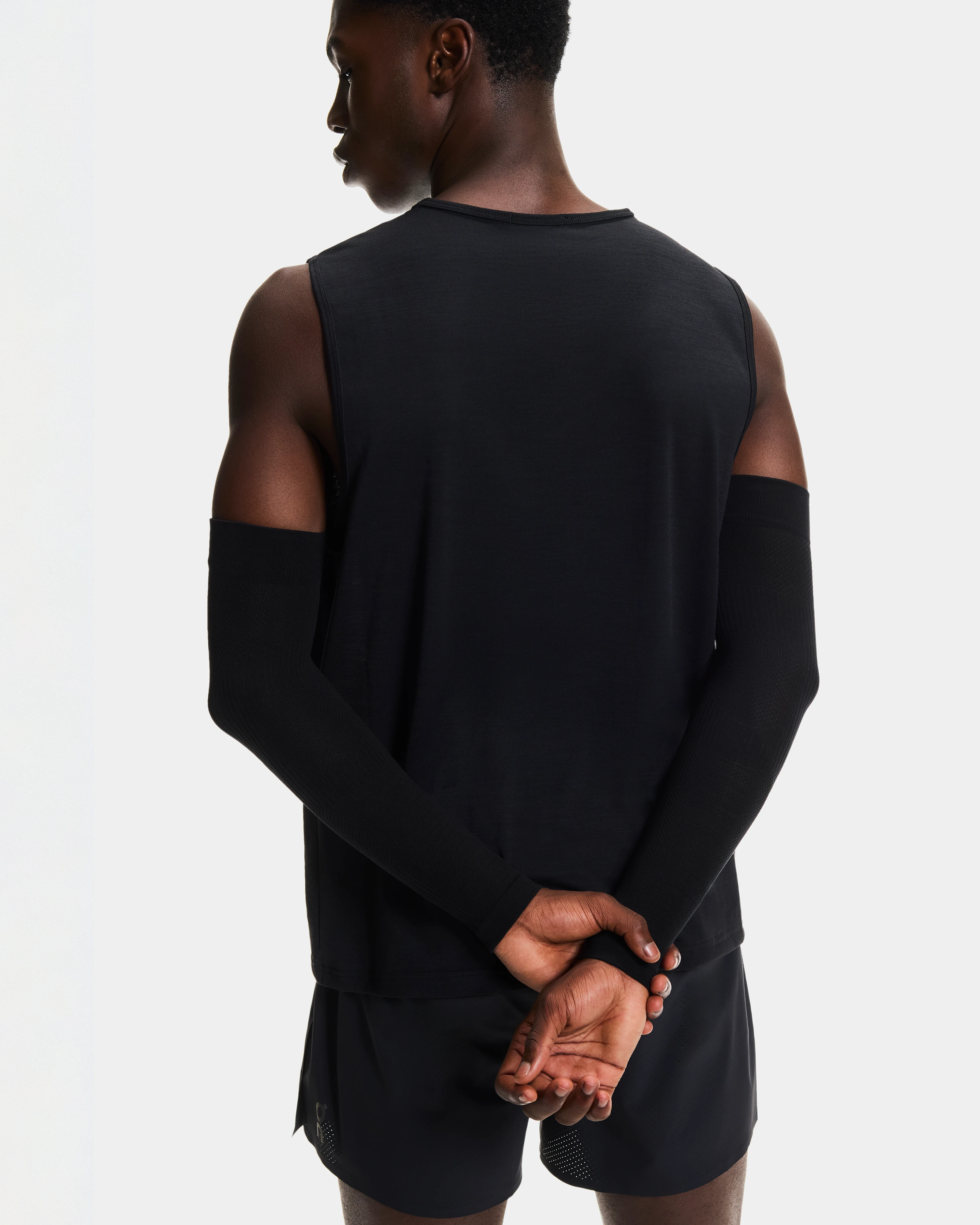 On Performance Arm Sleeves Black & Black Unisex Arm sleeves