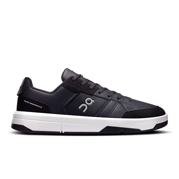 THE ROGER Clubhouse Tennis Shoe in Black/White