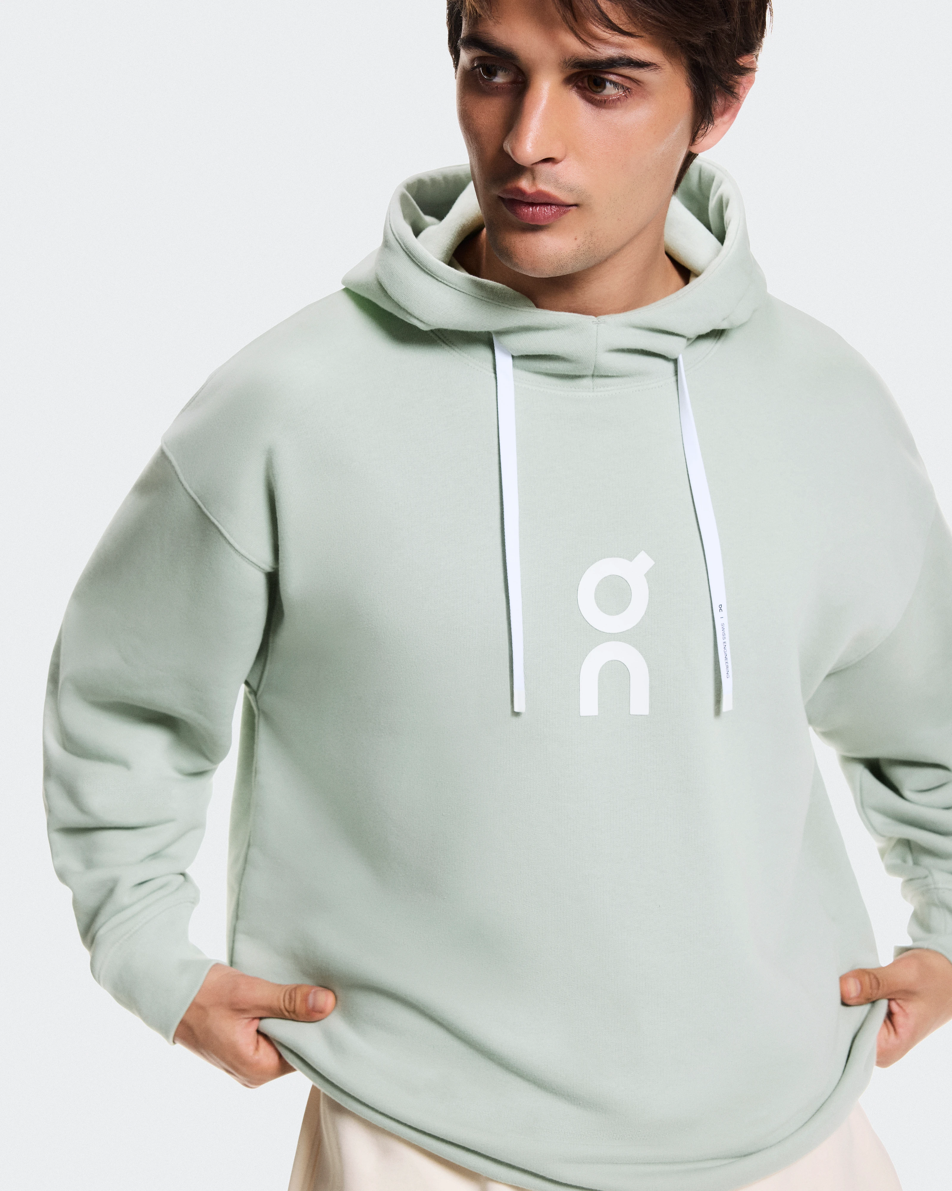 On Club Hoodie Mineral Men Hoodies and sweatshirts