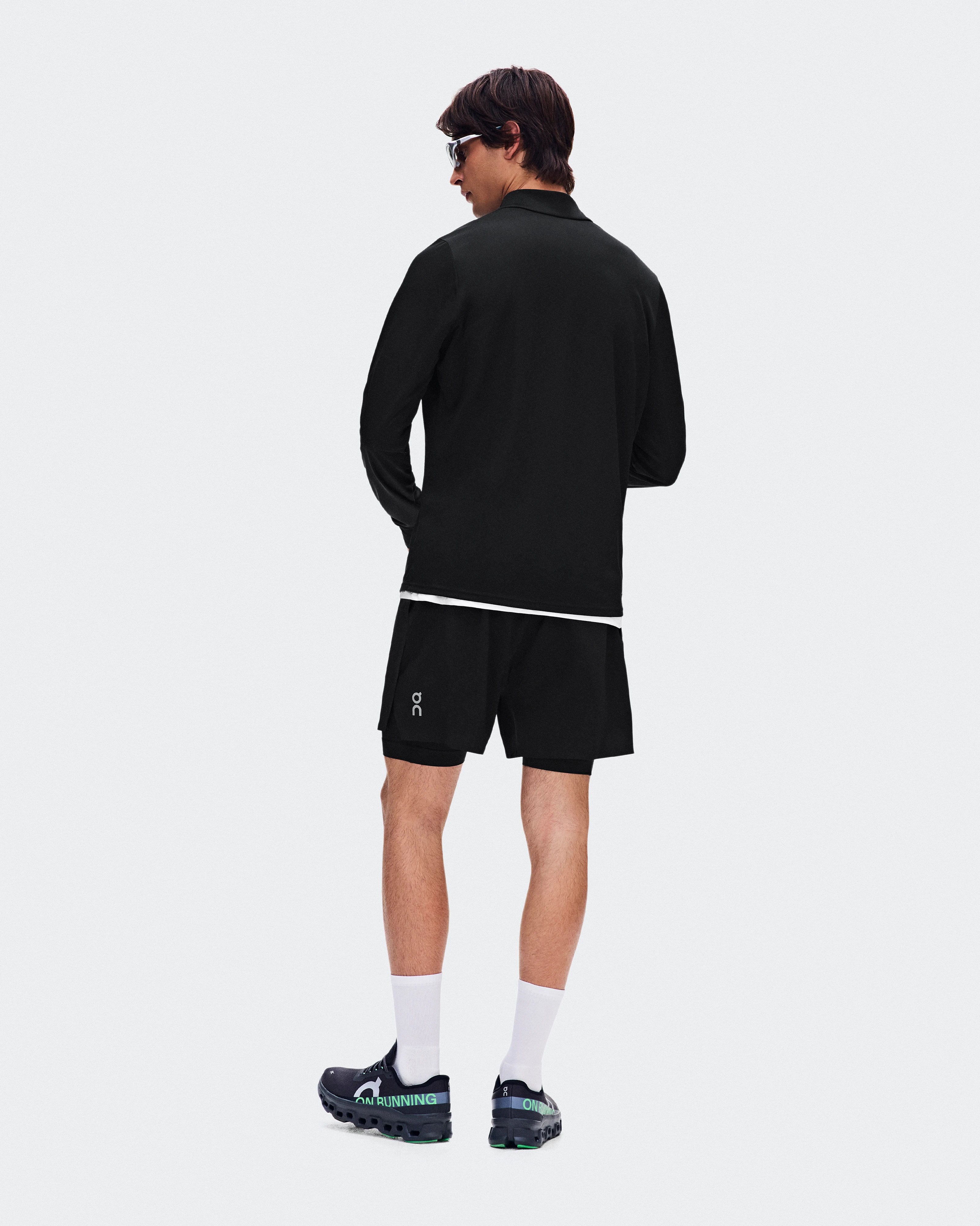 On Core 1/4 Zip Black メンズ フーディ&スウェットシャツ