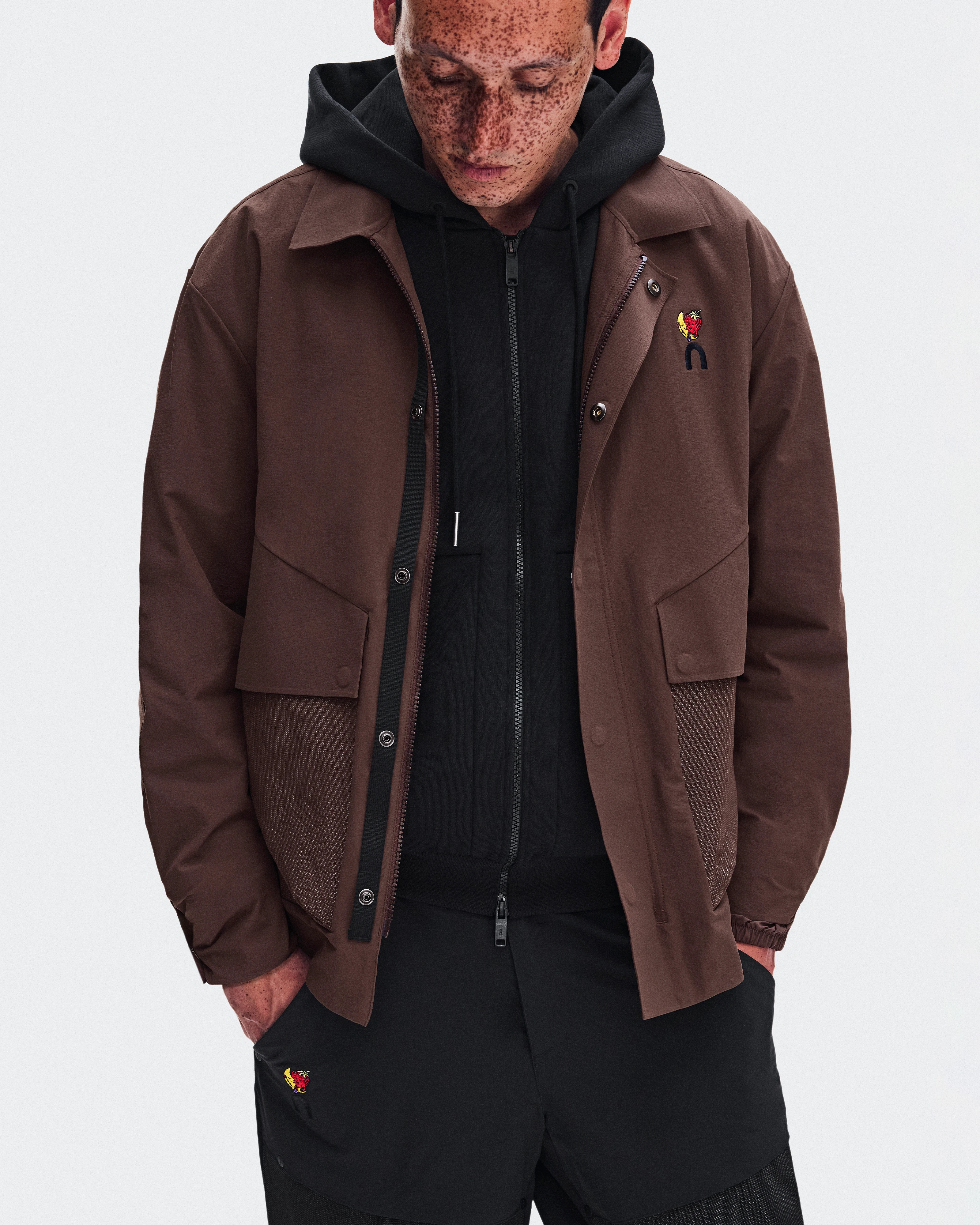 On Utility Jacket SHG Medjool Unisex – Avventure outdoor, uso quotidiano Giacche