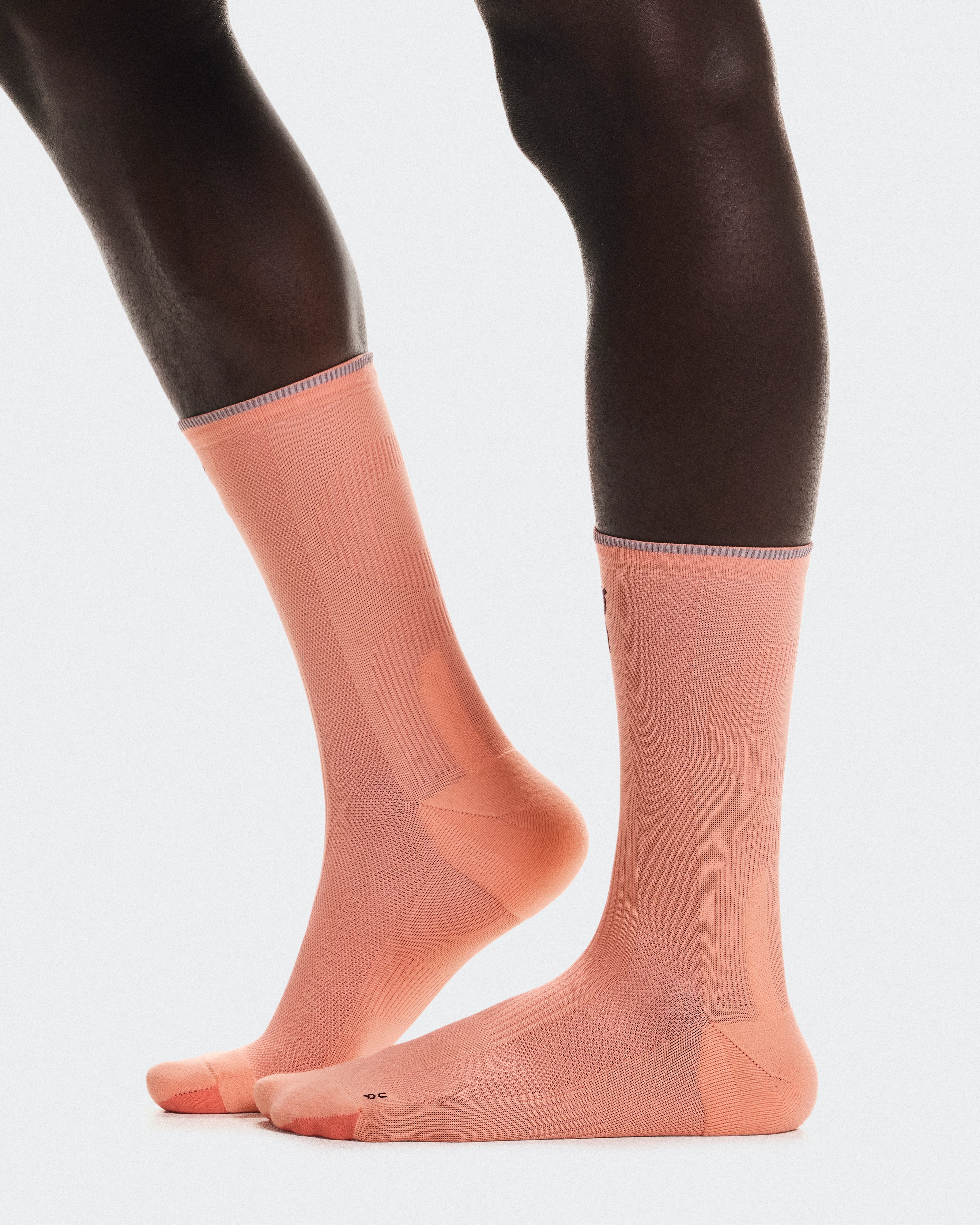 On Elite Run Sock High Sunstone & Reef Unissex Meias