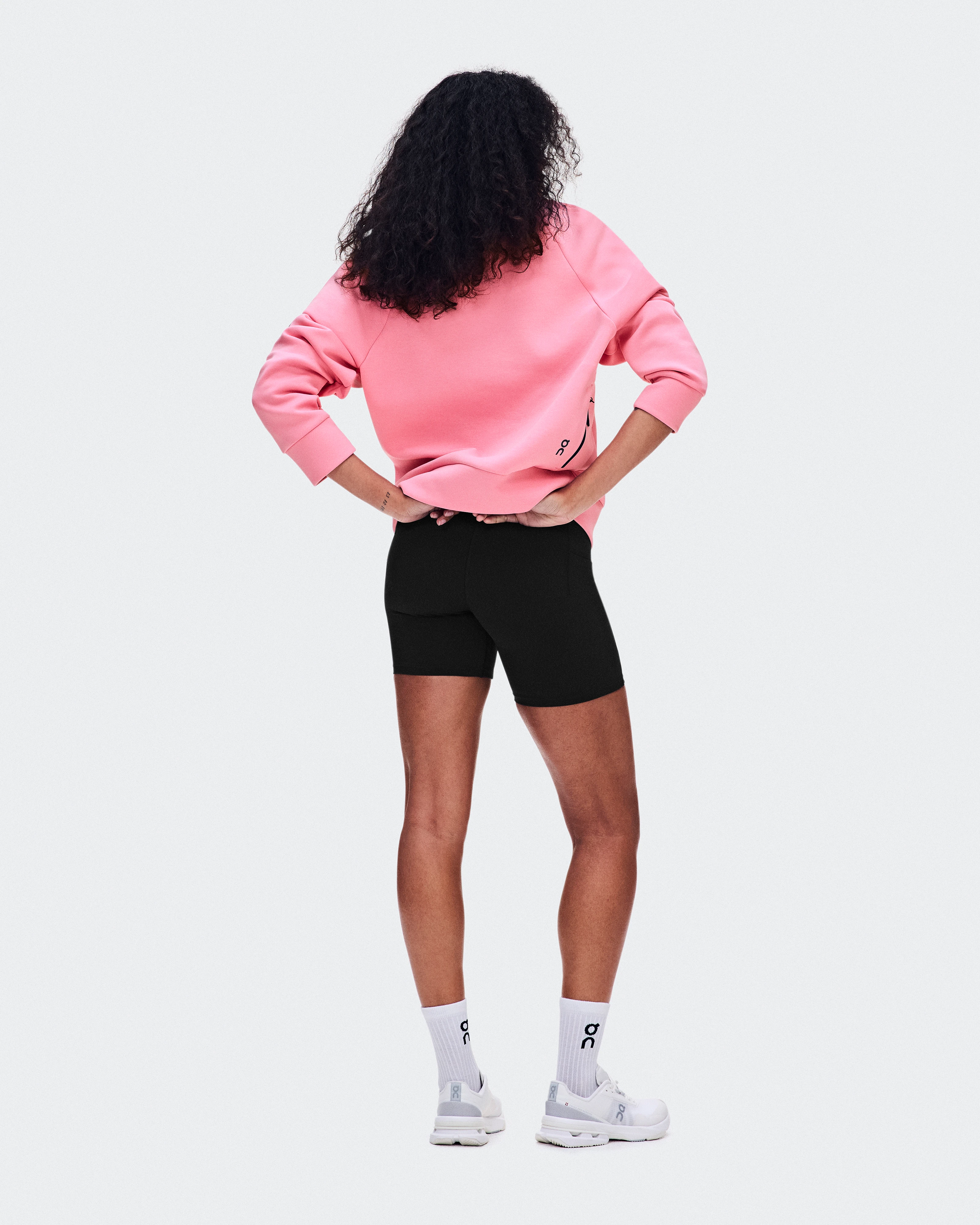 On Focus Tech Crew Magnolia Women Hoodies and sweatshirts
