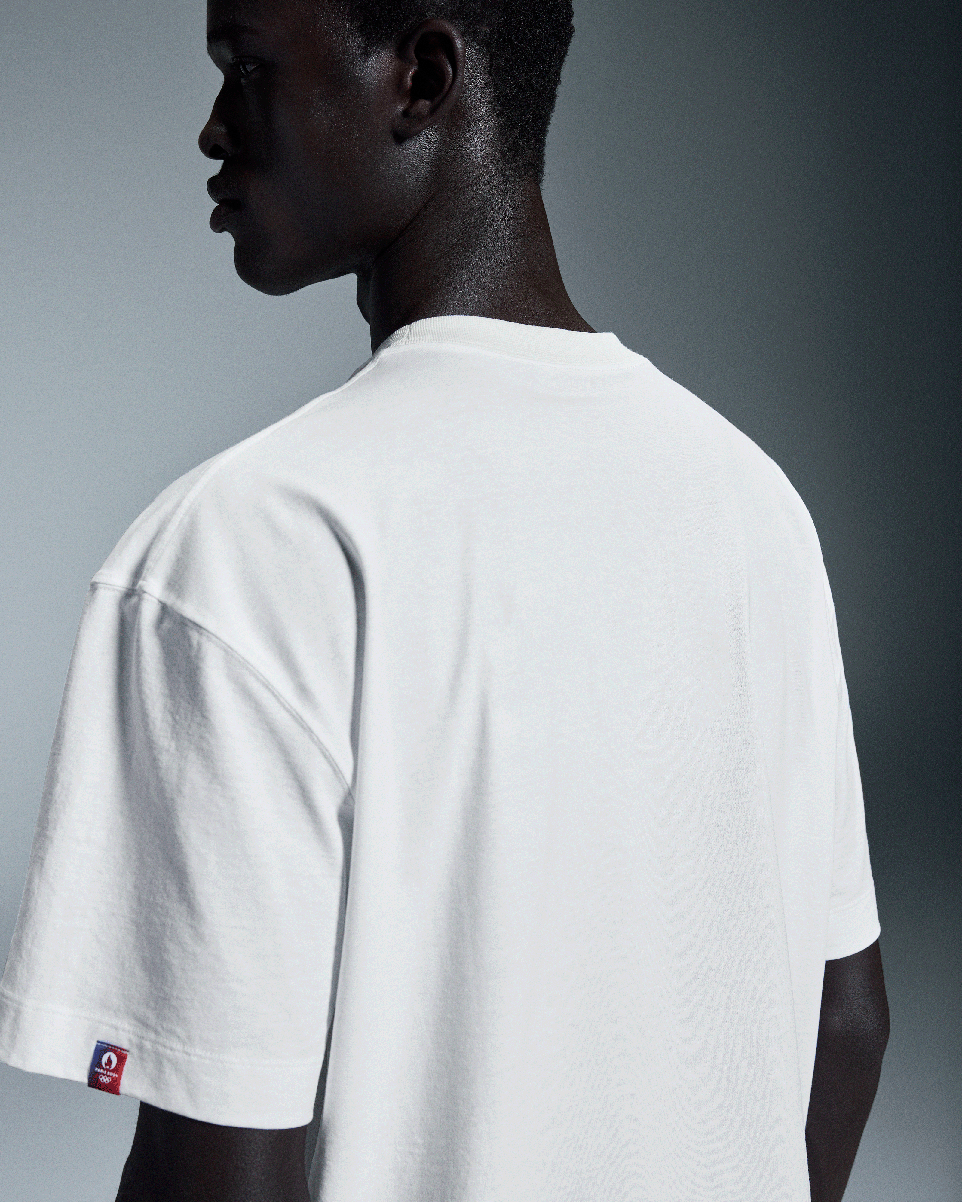 On Swiss Olympic Club-T Undyed-White Men Tops and t-shirts