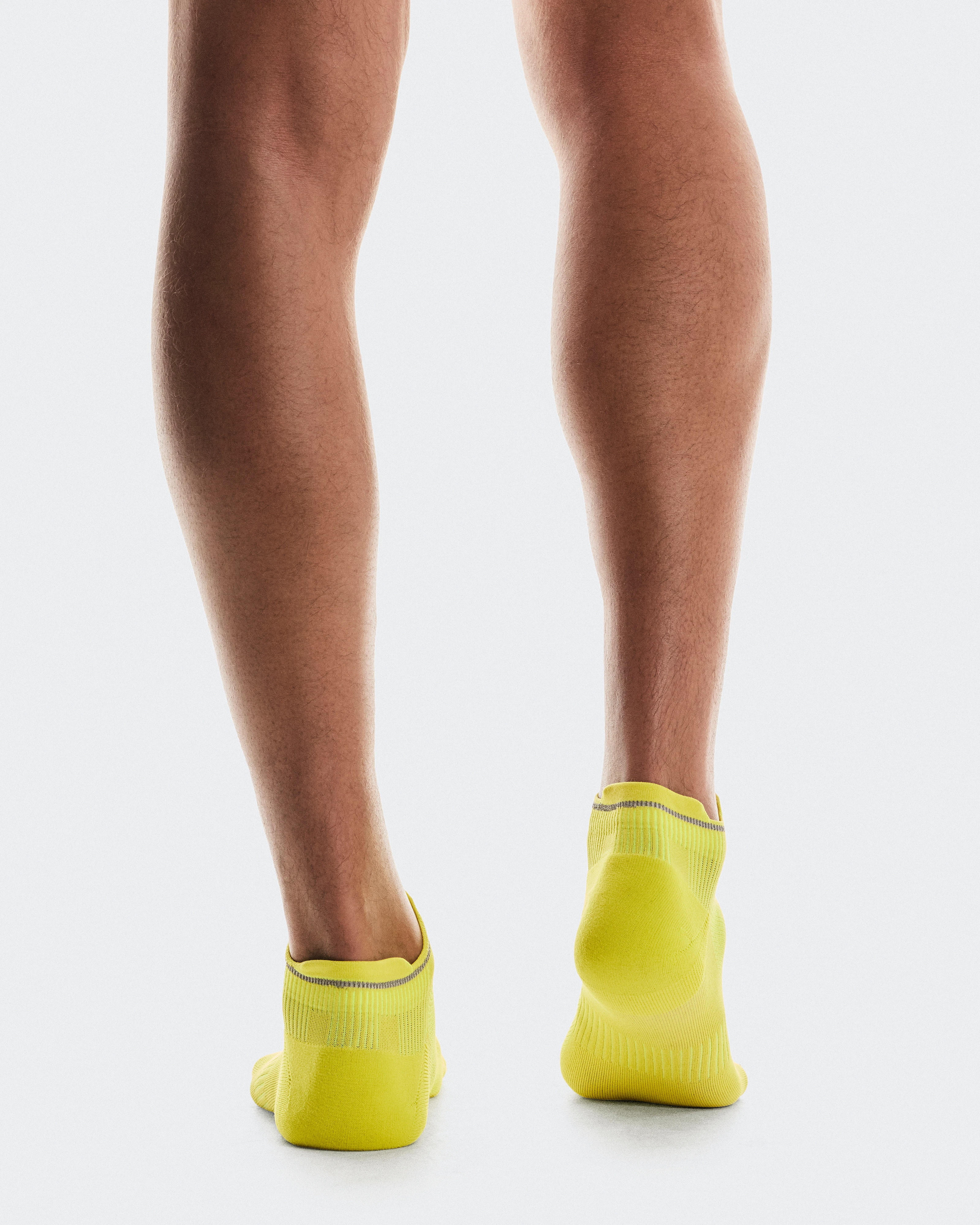 On Elite Run Sock Low Lime Unisex Socks