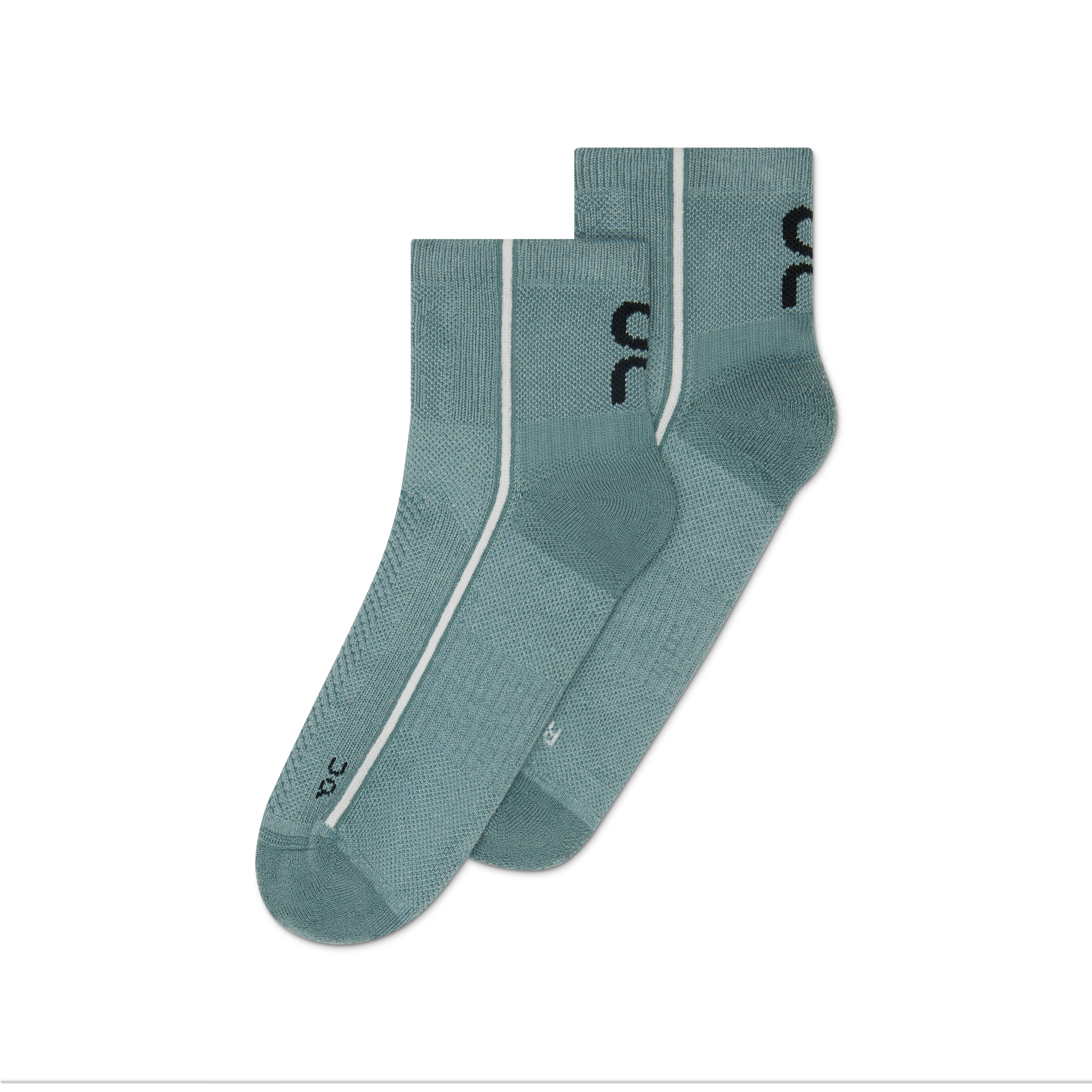 Court Sock Mid in Tide/Ivory