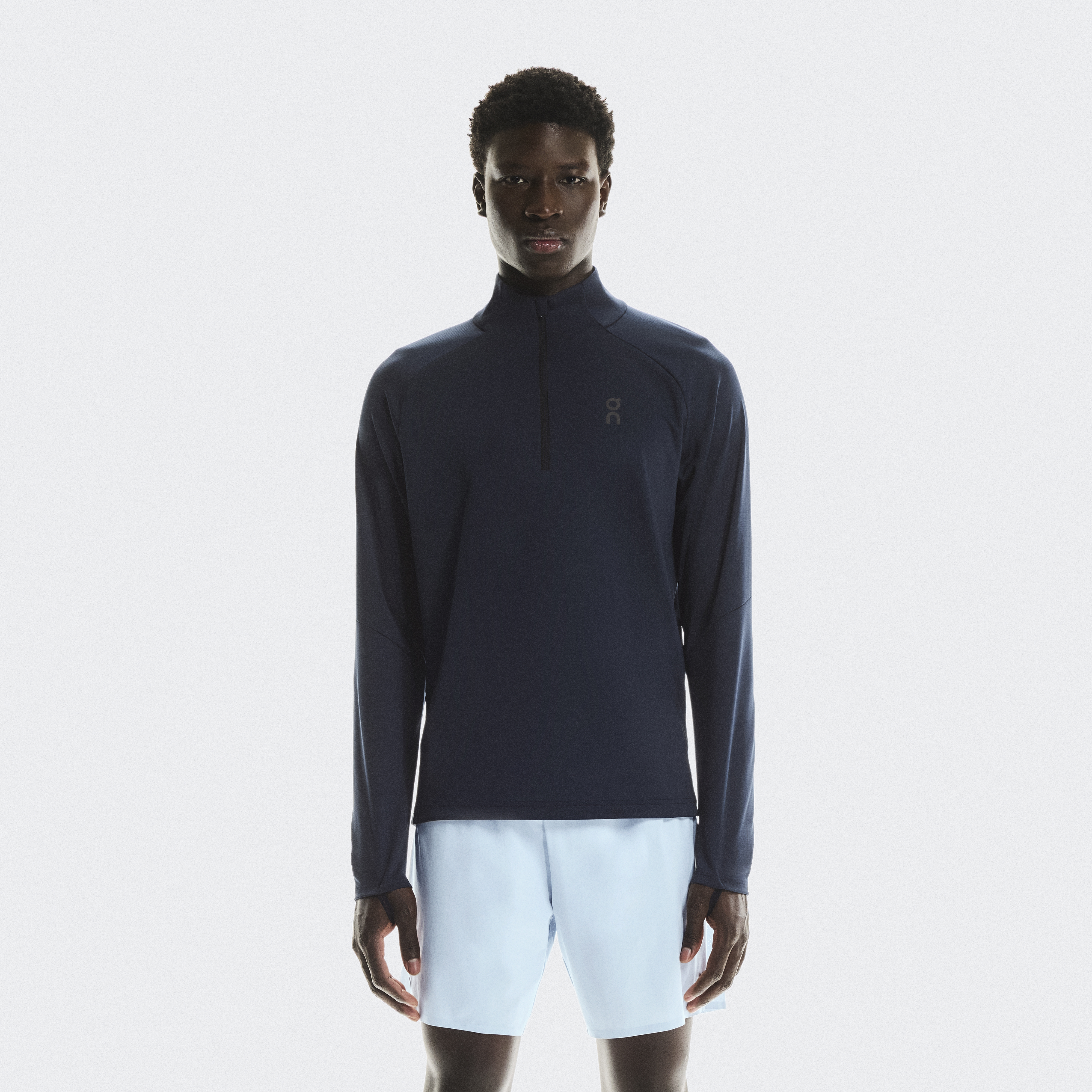 Climate Shirt Sweater in Navy