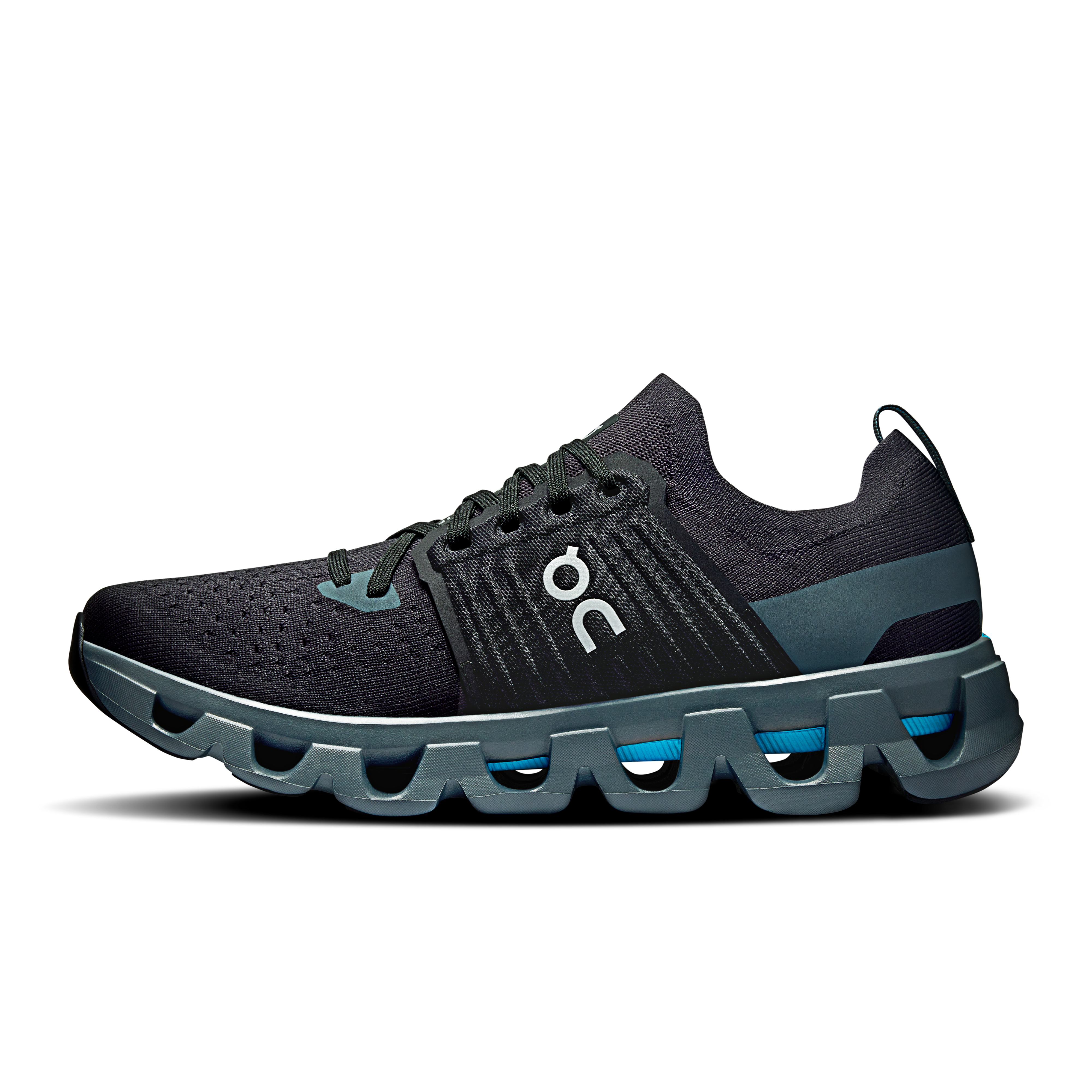 On Cloudswift 4 Black & Stone Men Road running Shoes