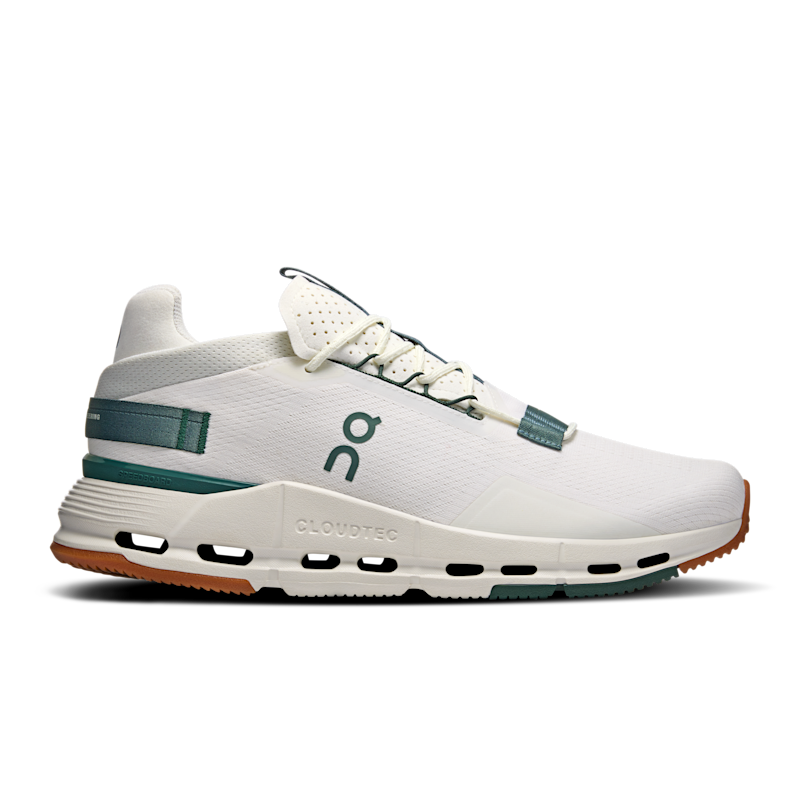 On Men's Cloudnova 2 Lifestyle Shoe in Ivory/Olive, Size: 40, Recycled Polyester ️