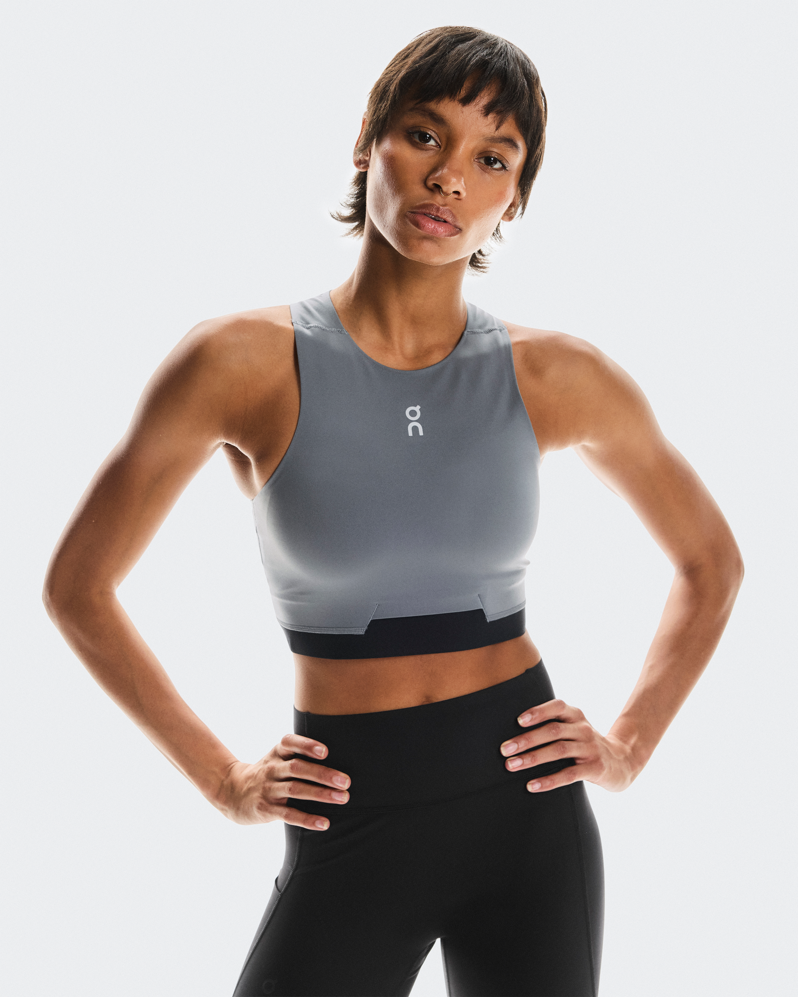 Train 2-in-1 CropWomen / Rock / L