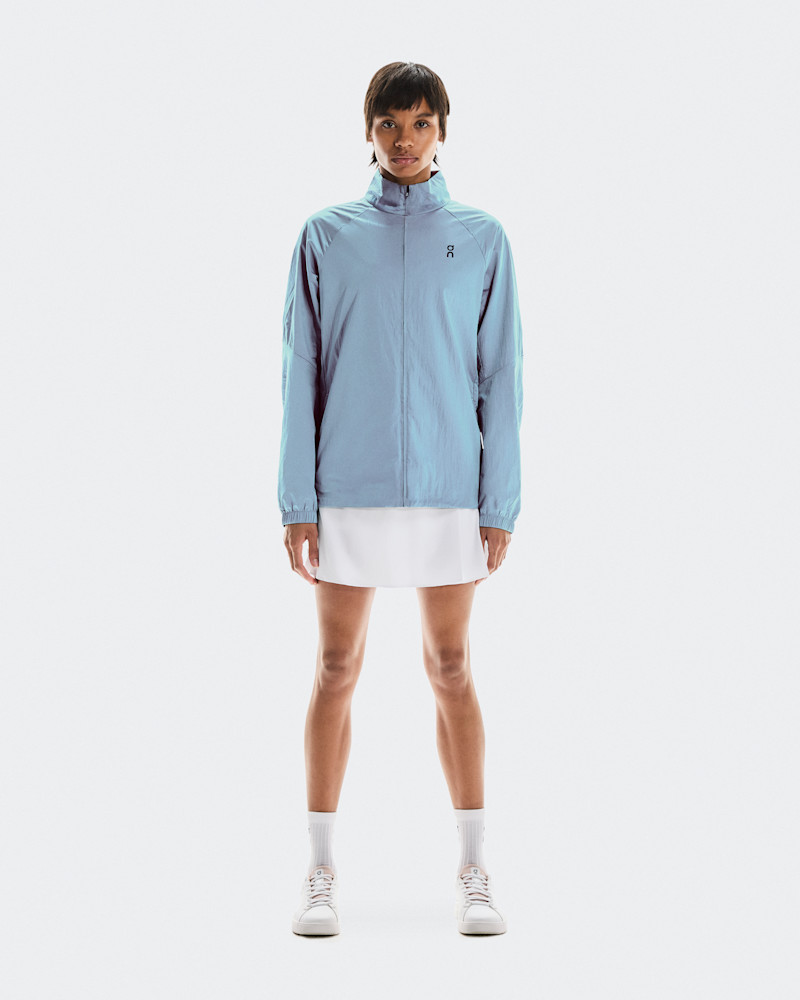 On Women's Court Jacket in Geyser, Size: XL, Polyester/Polyamide
