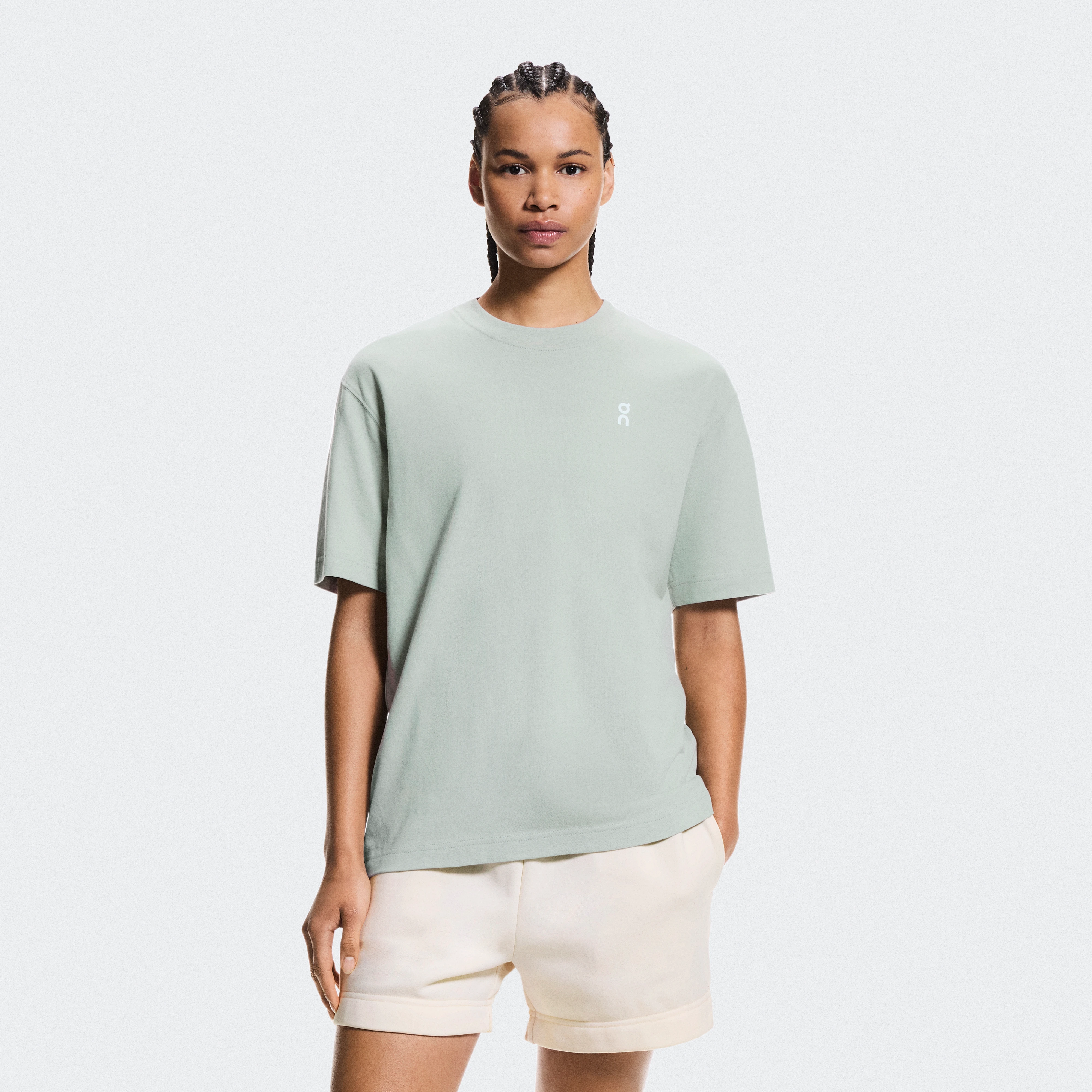 On Club-T Green Women Women – Travel, recovery, all-day wear Tops and t-shirts