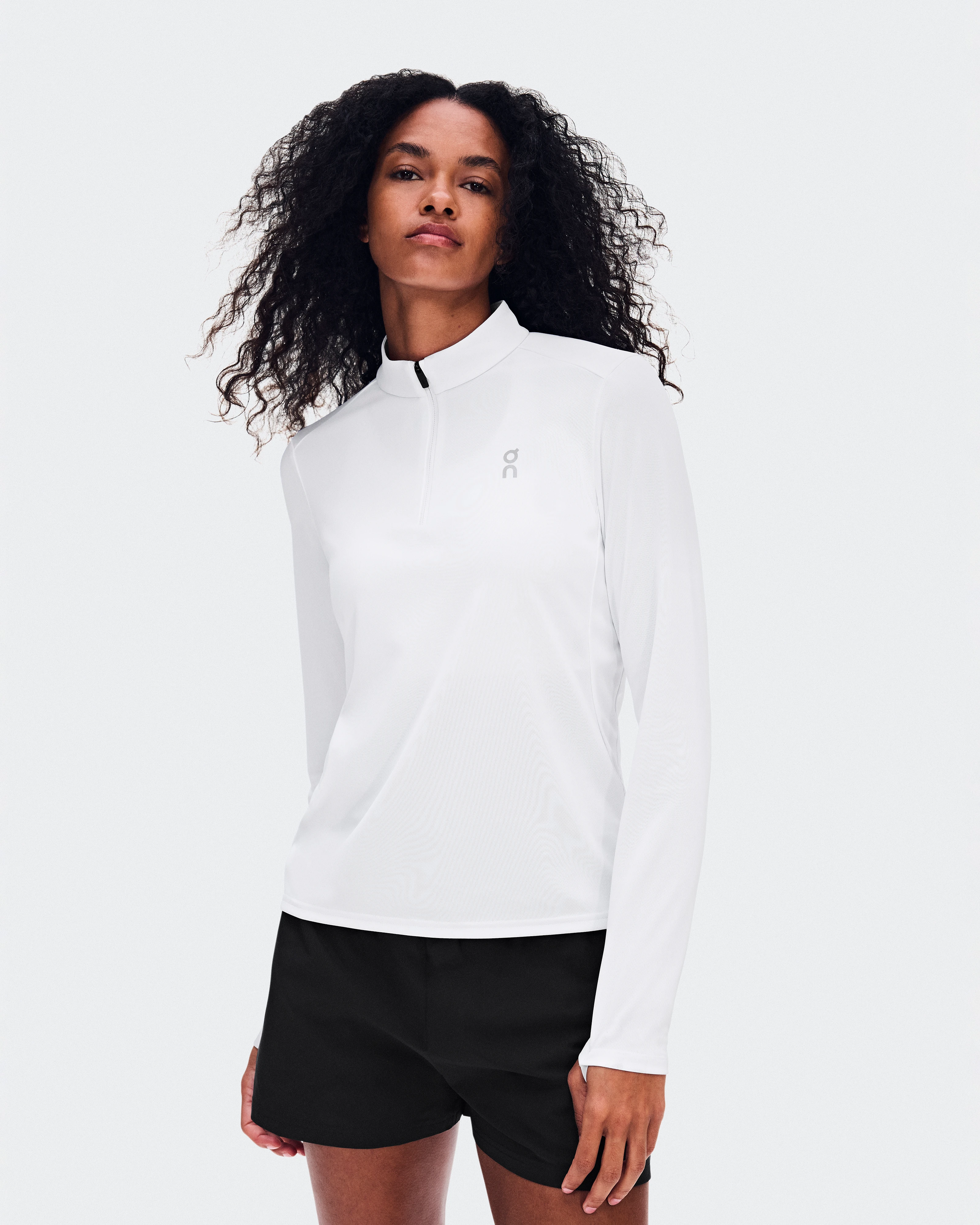 On Core 1/4 Zip White ウィメンズ ジャケット