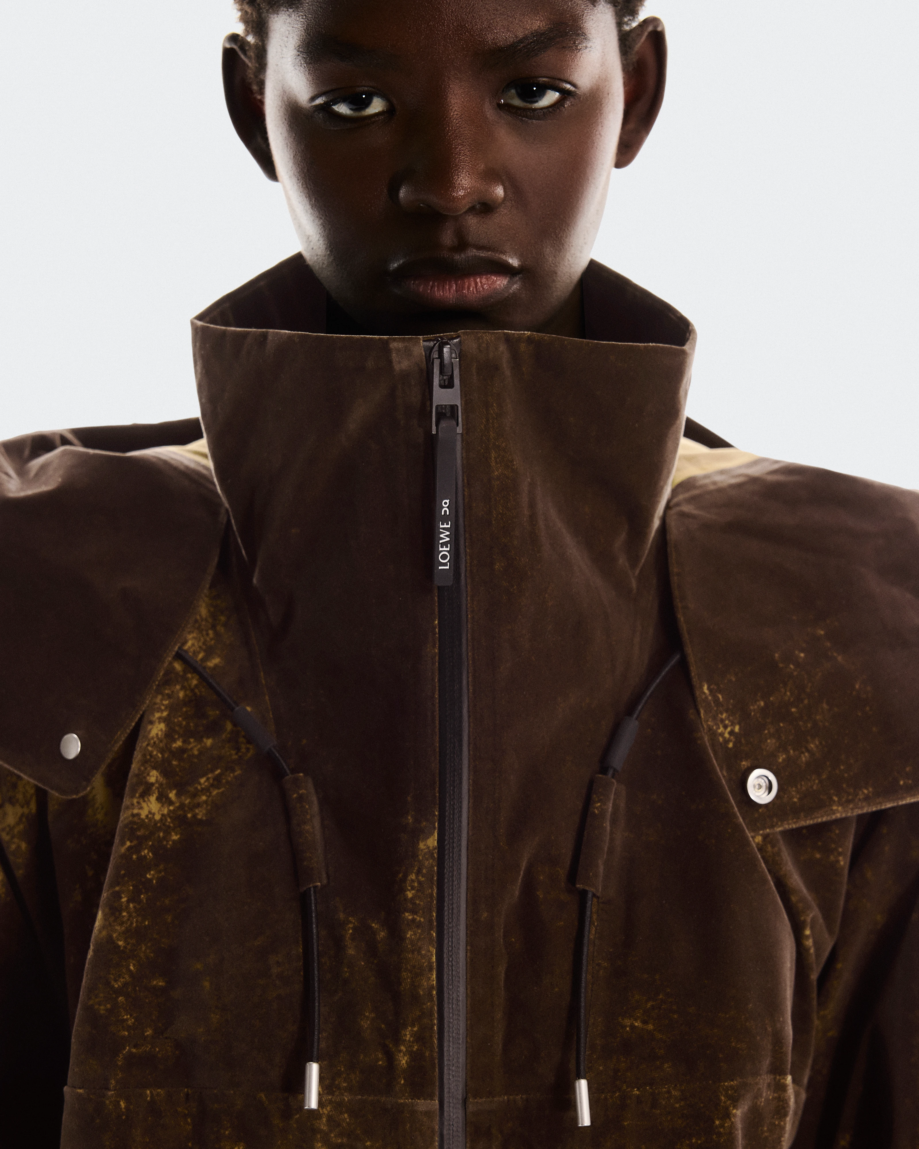 On Anorak LOEWE Chocolate Brown Unisex Jackets