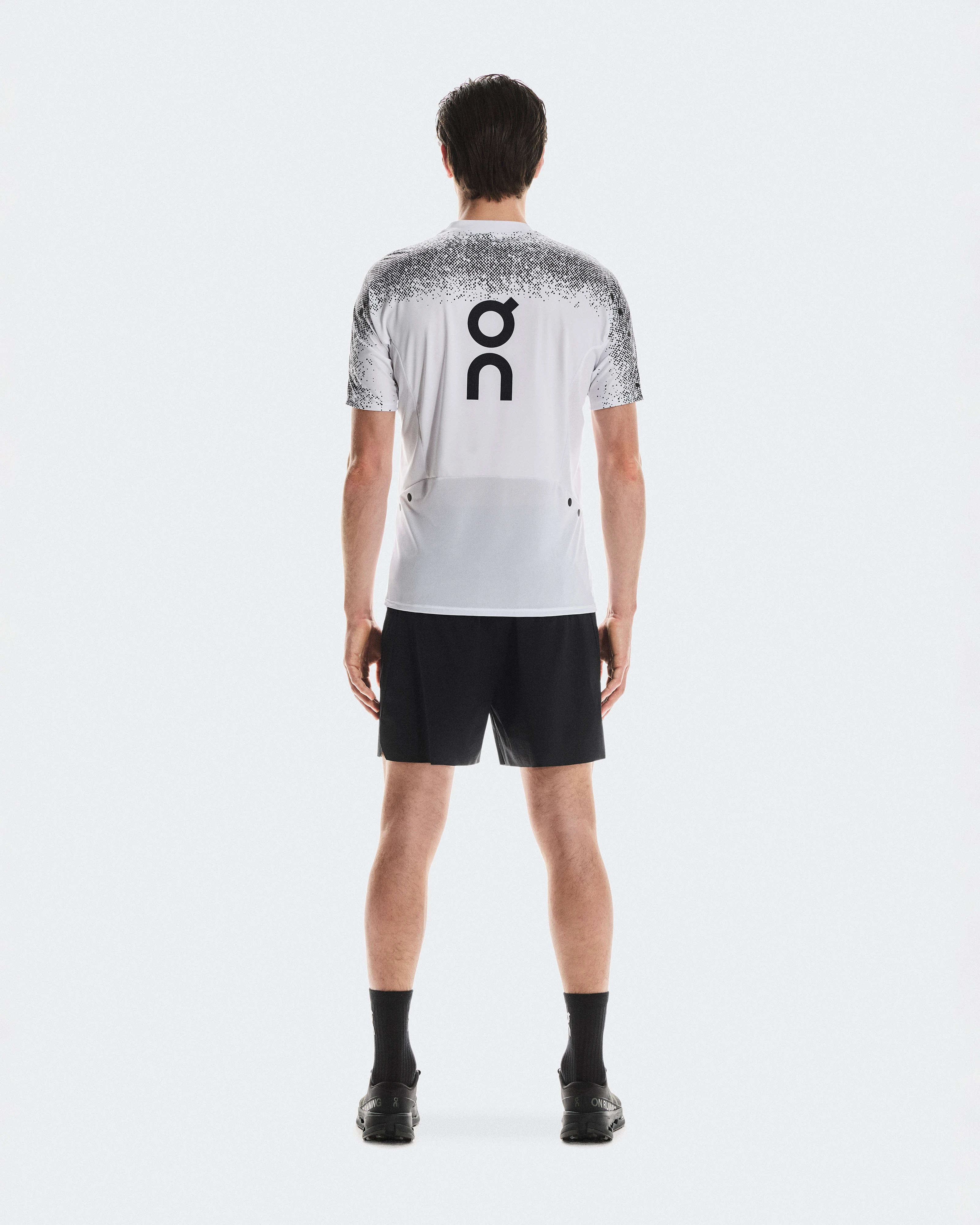 On Ultra-T White & Iron Men Tops and t-shirts