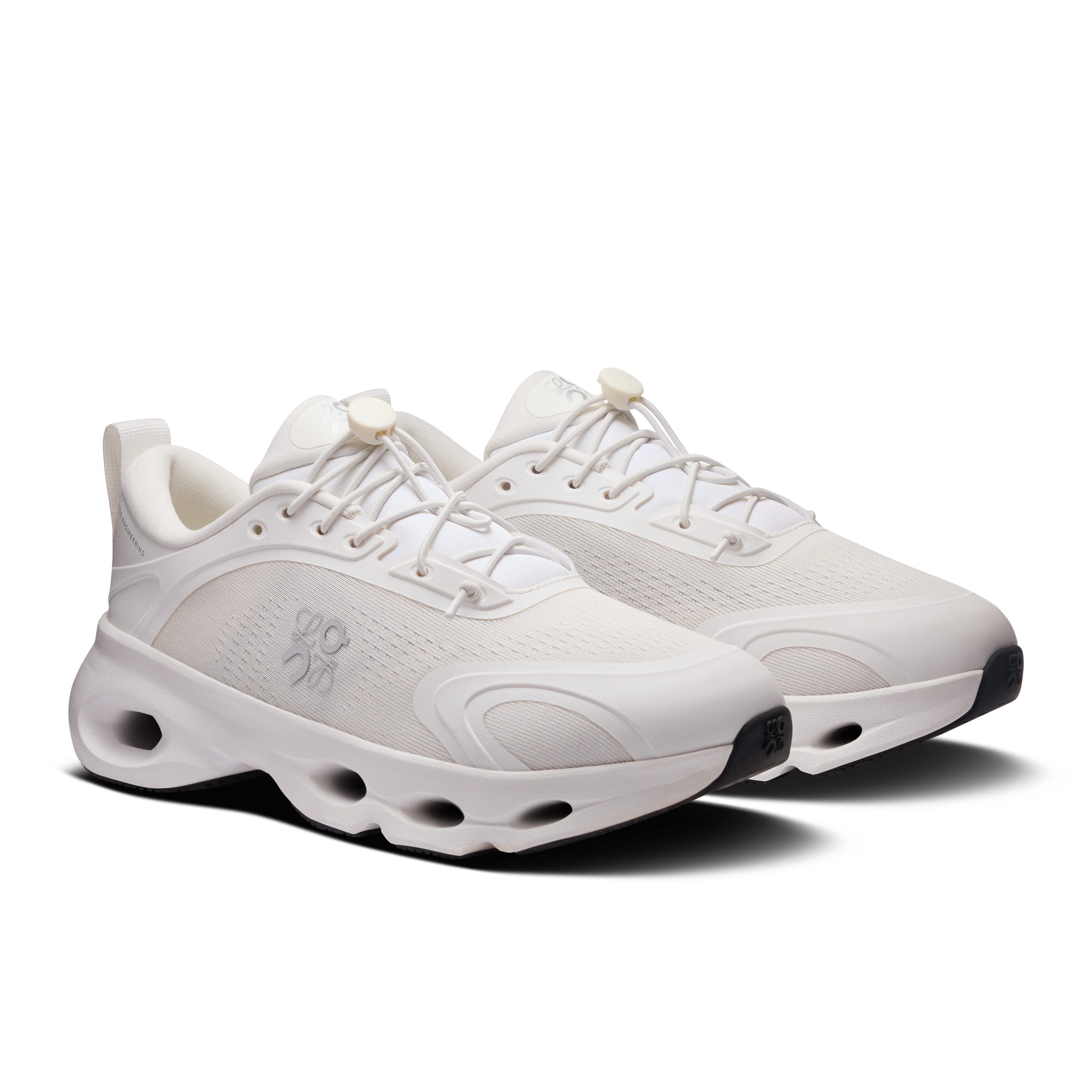 On Cloudsolo LOEWE White & Light Grey Women Shoes