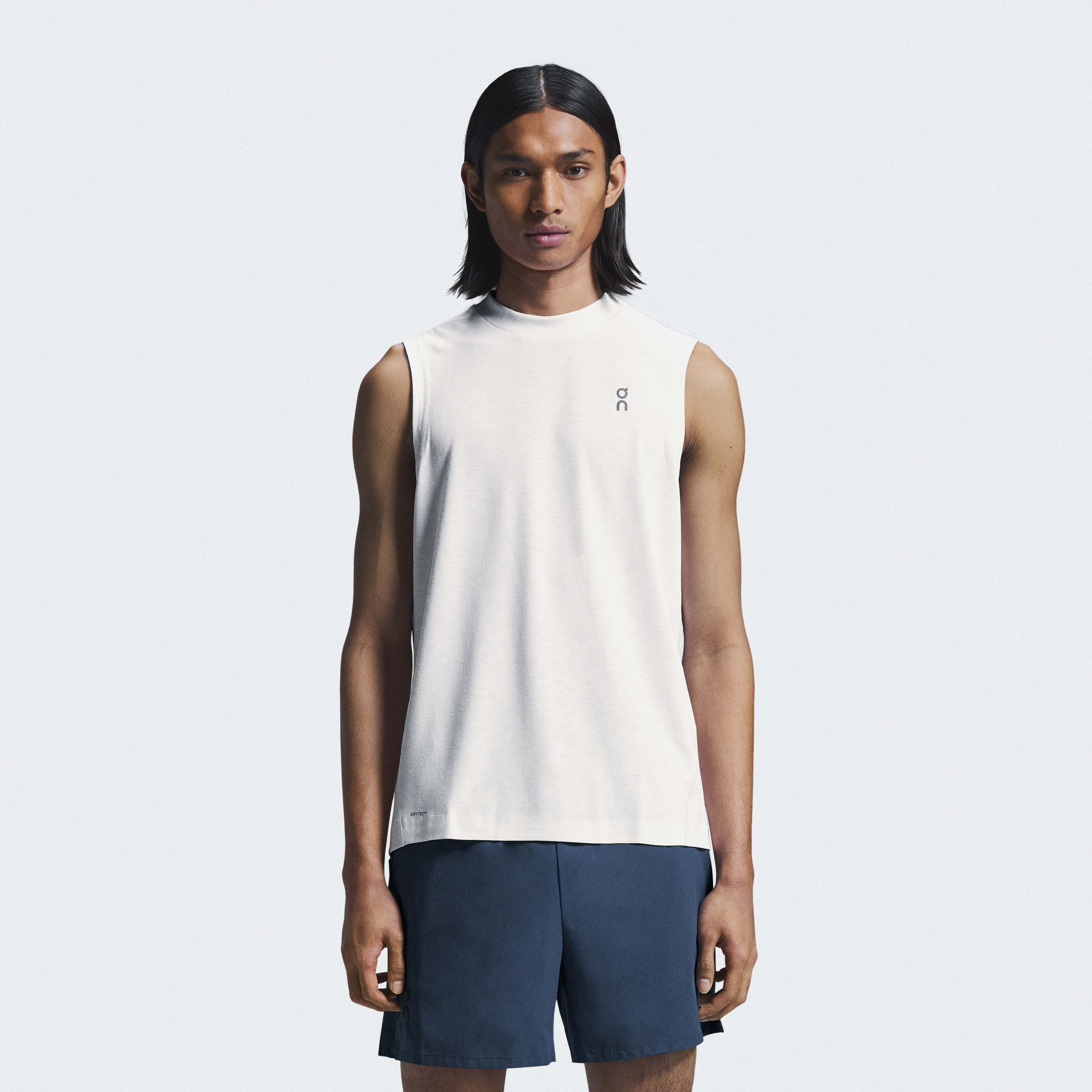 Train Tank Top in White