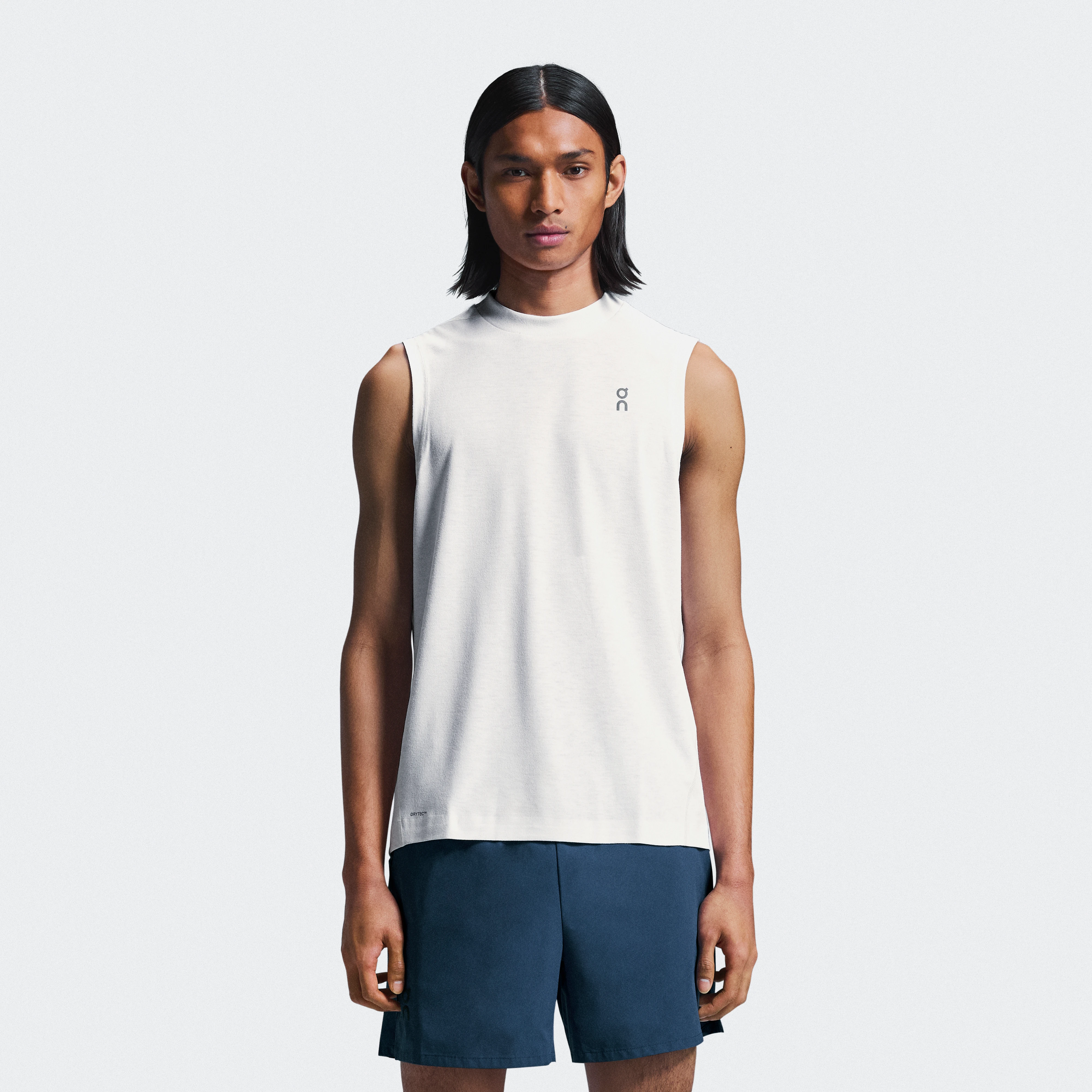 On Train Tank White Hombre – HIIT, entrenamiento cruzado, entrenamiento versátil Camisetas