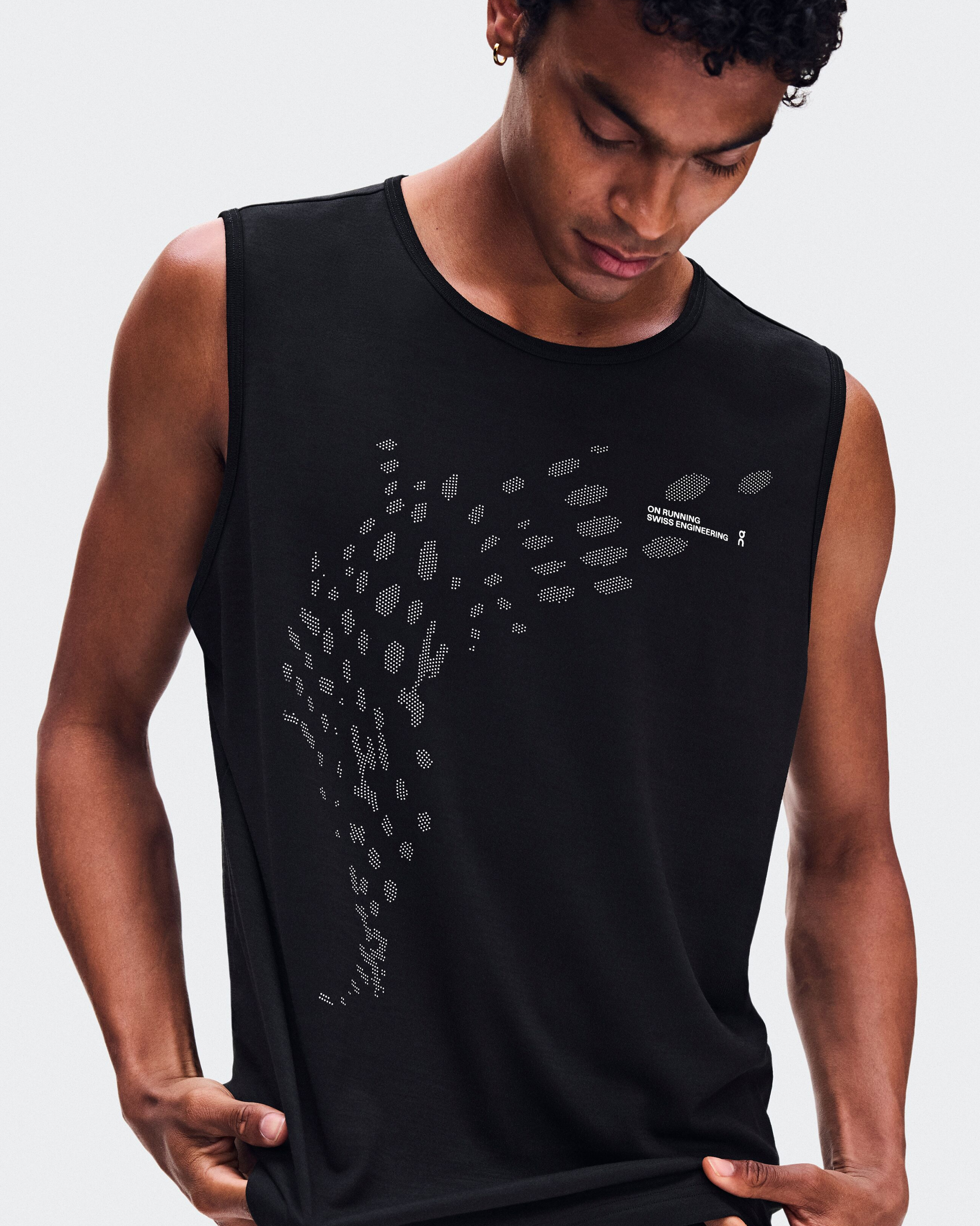 On Running × Distance Tank Sサイズ ブルー Men's On Run Tank | On Japan