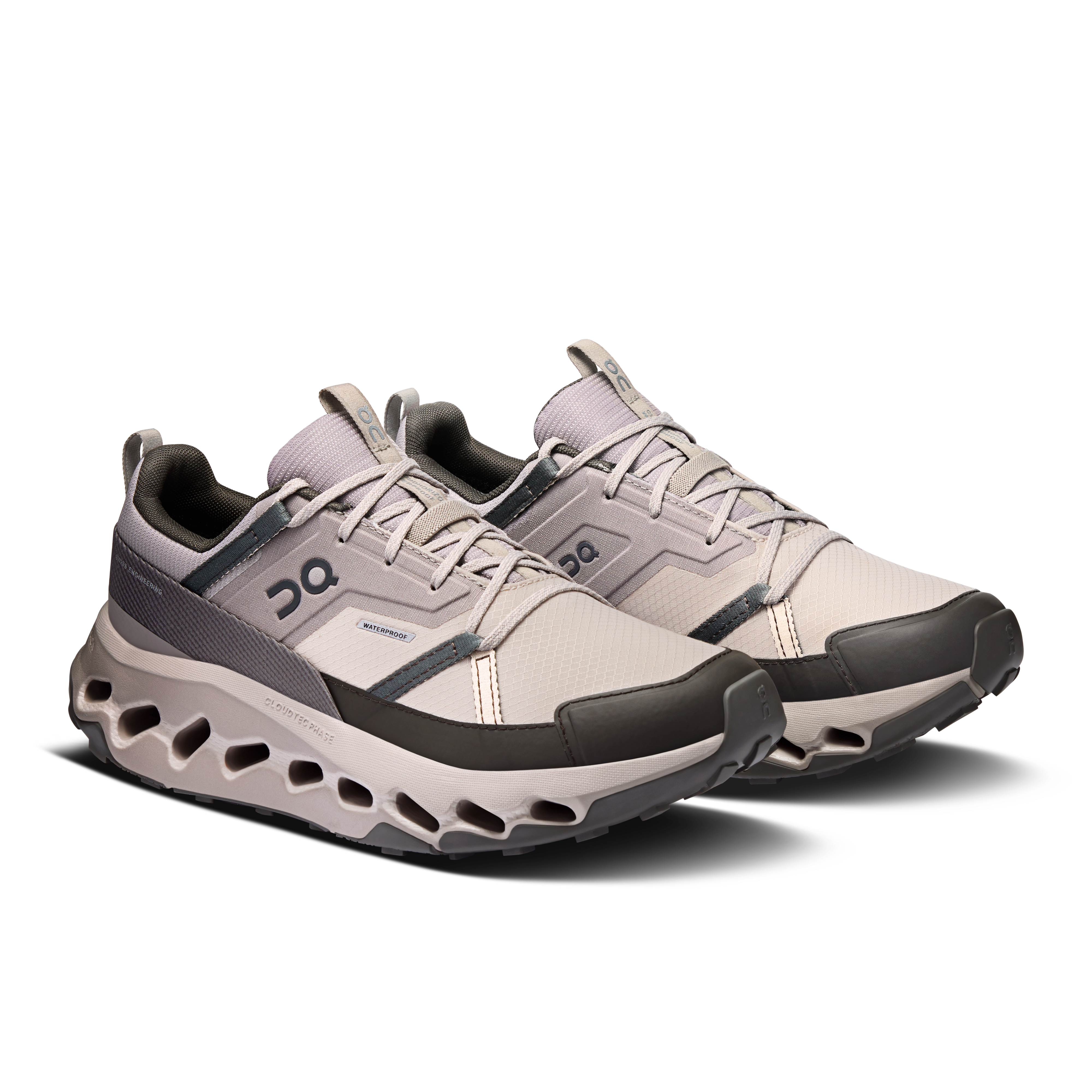 スニーカー On Women's Cloudhorizon Waterproof Hiking Shoes Women's Cloudhorizon Waterproof | Beige & Brown | On United