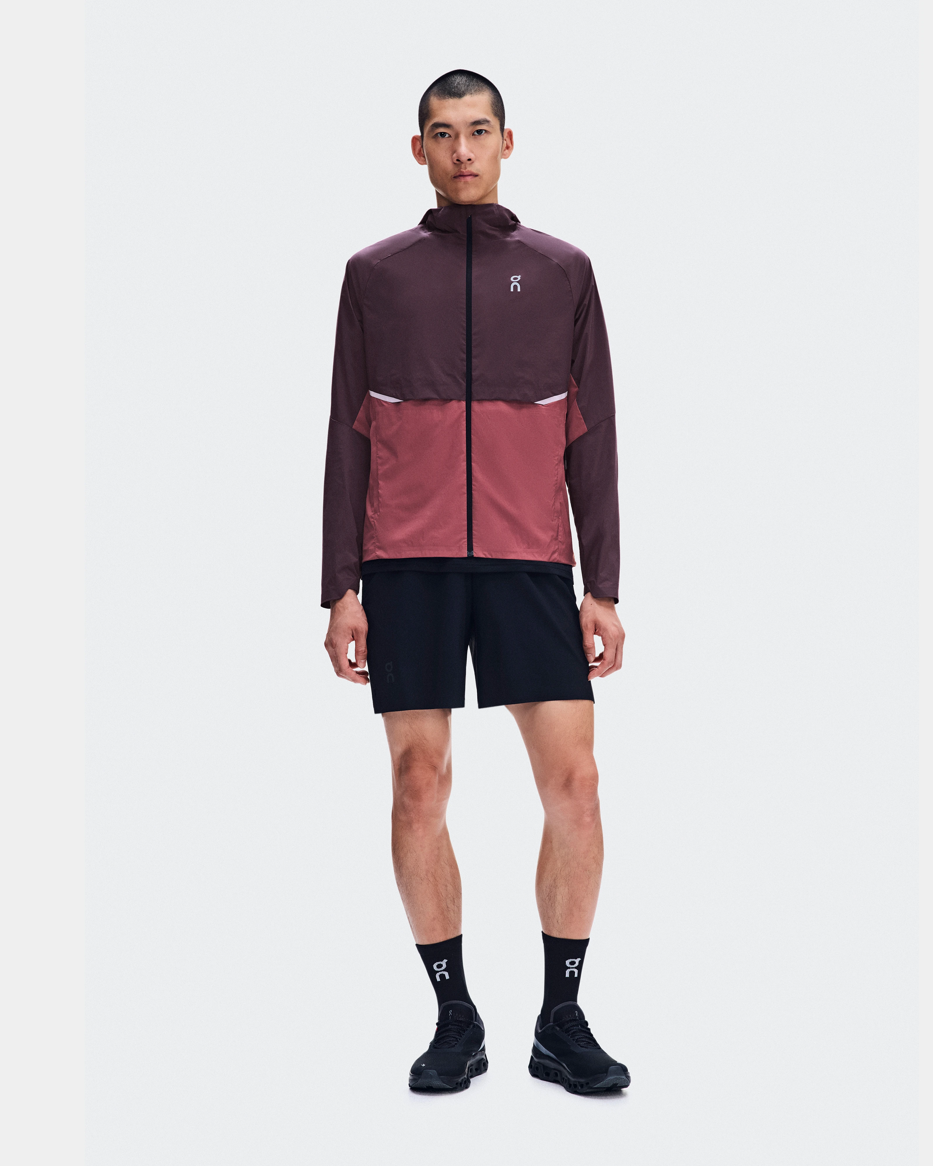 On Core Jacket Urchin & Barberry Men – Cold weather running, breathable, packable Jackets