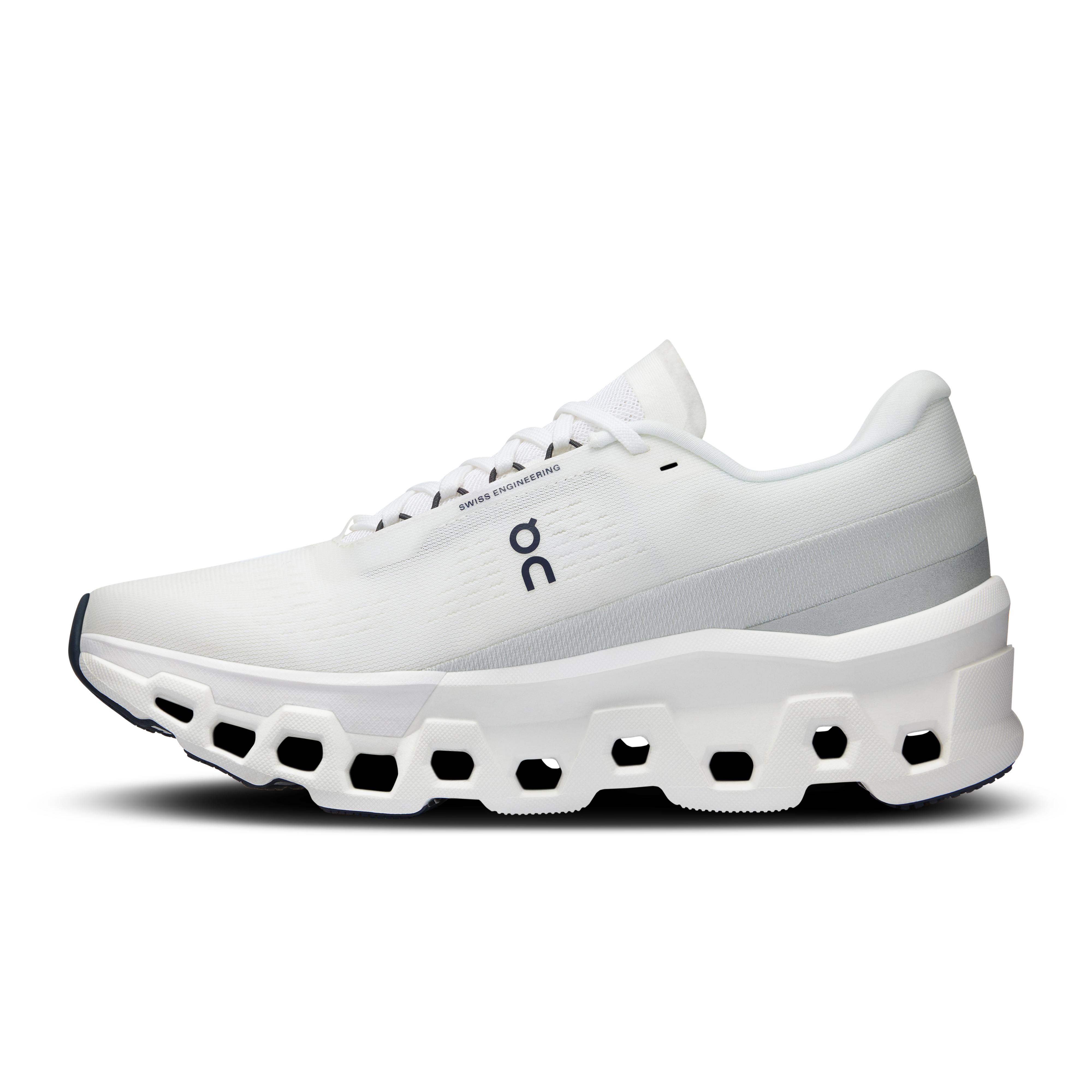 On Cloudmonster 2 Swiss Olympic Undyed & White Damen Strassenlauf Schuhe