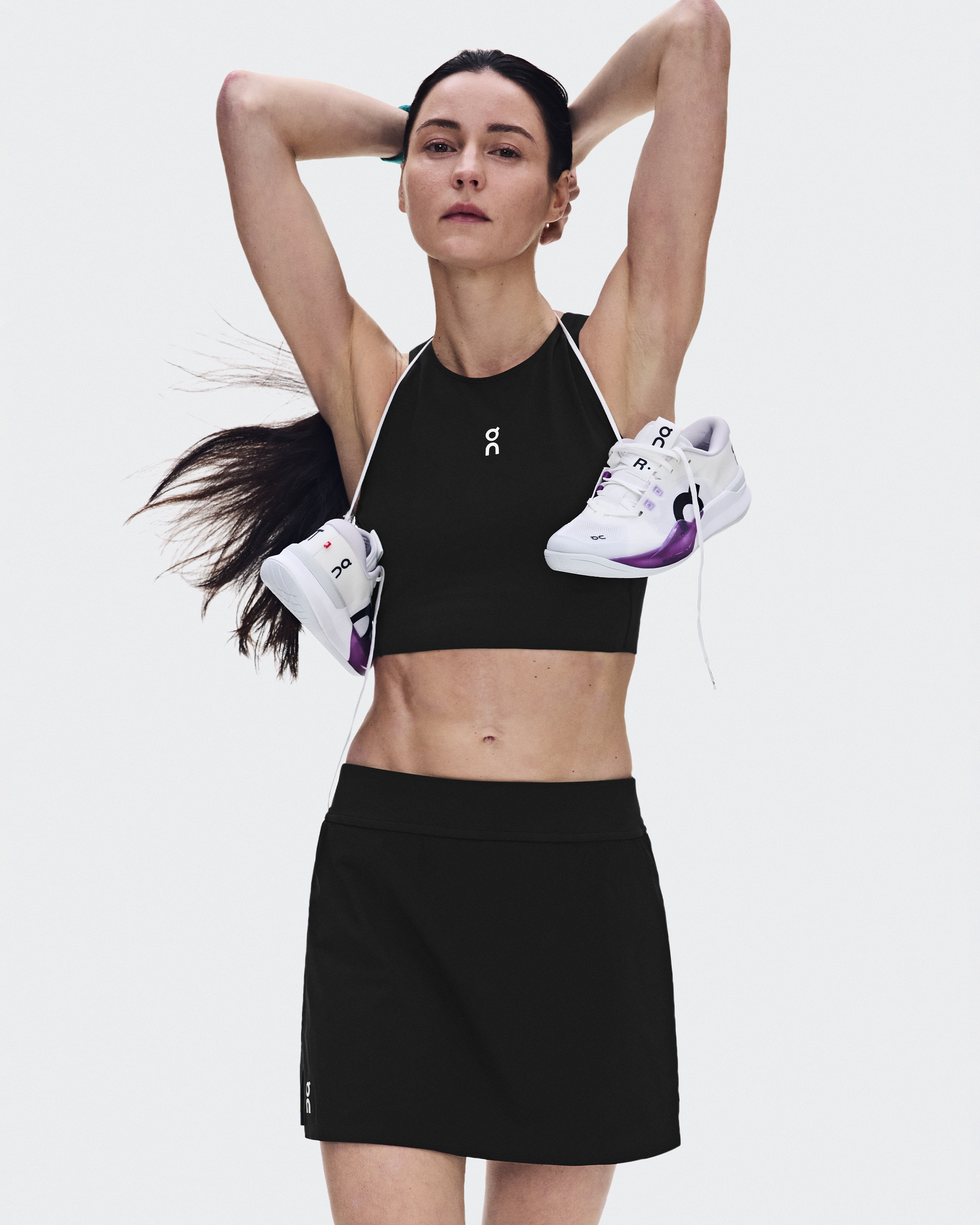 Women's Court Skirt Split | Black | On Netherlands