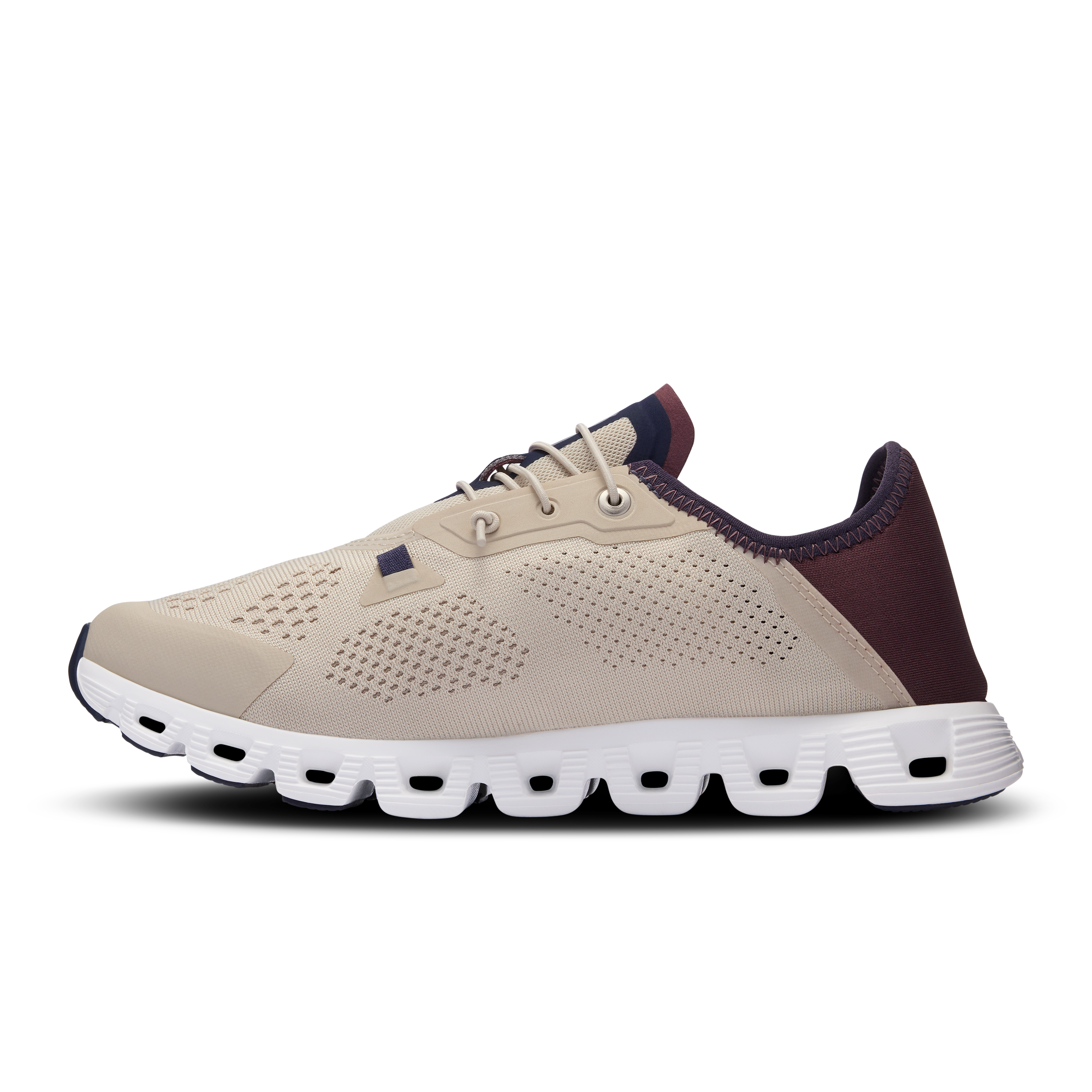 On Cloud 5 Coast Sand & Mulberry Damen Aktiver Lebensstil Schuhe