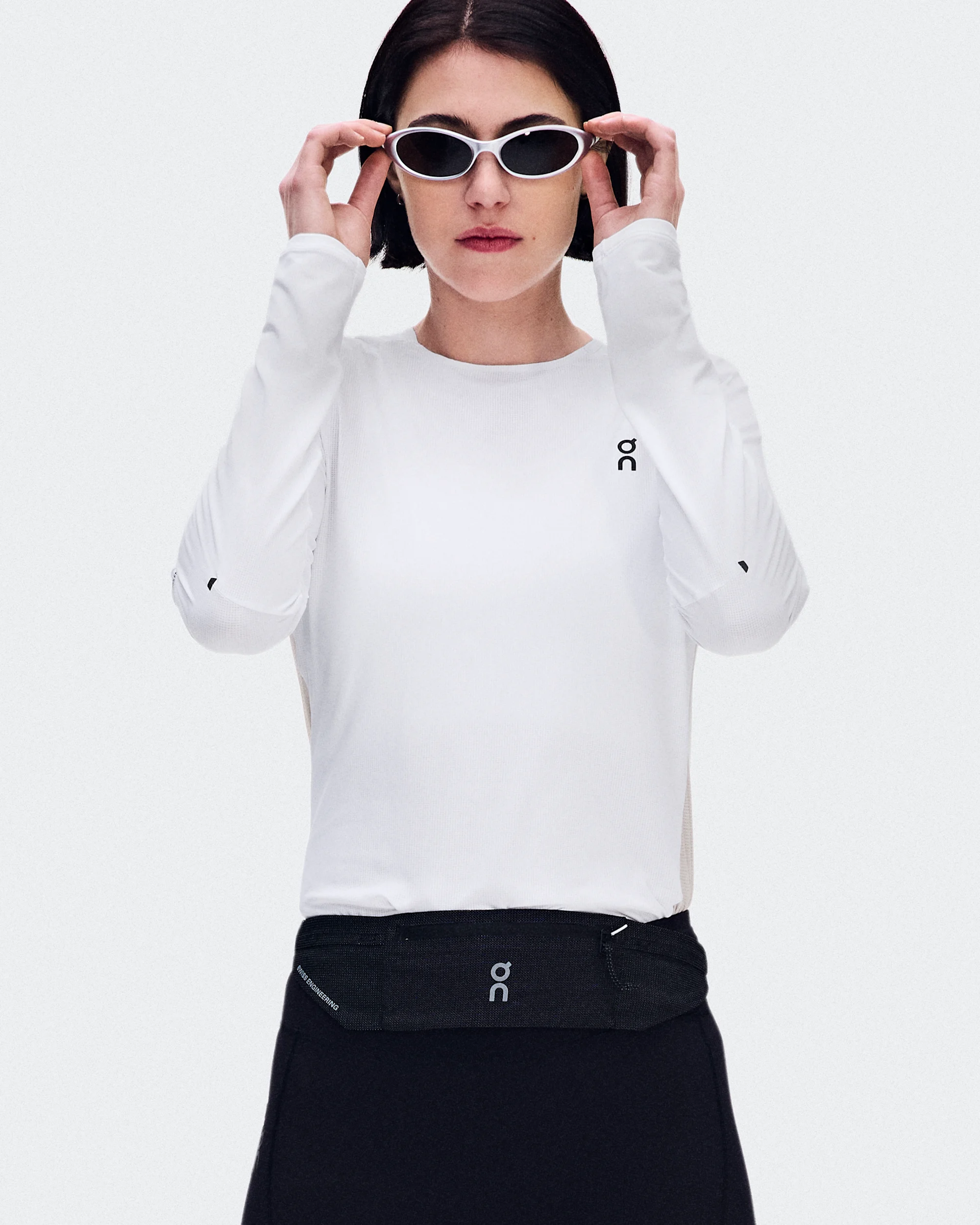 Women's Performance Long-T White | Silver - thumbnail 4