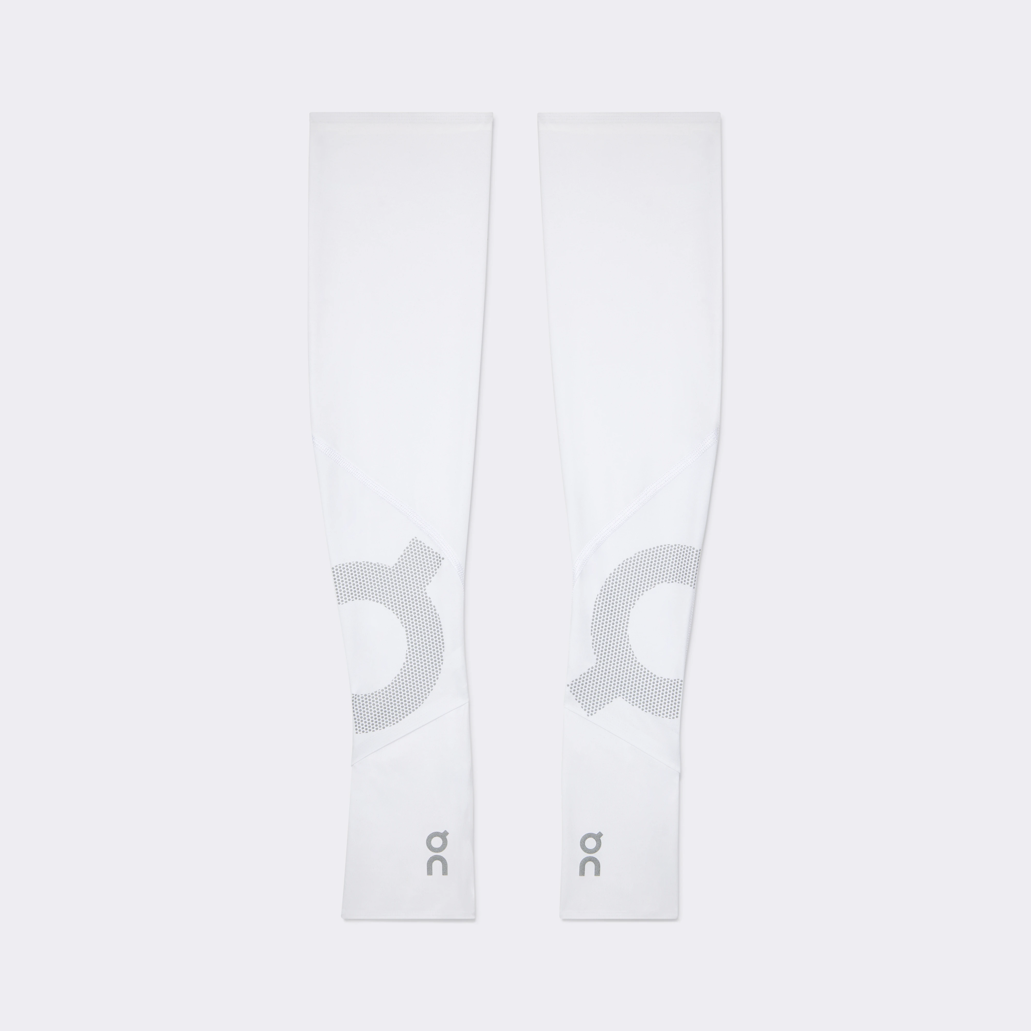On Solar Arm Sleeves White Unisex Unisex – Warm weather running Arm sleeves