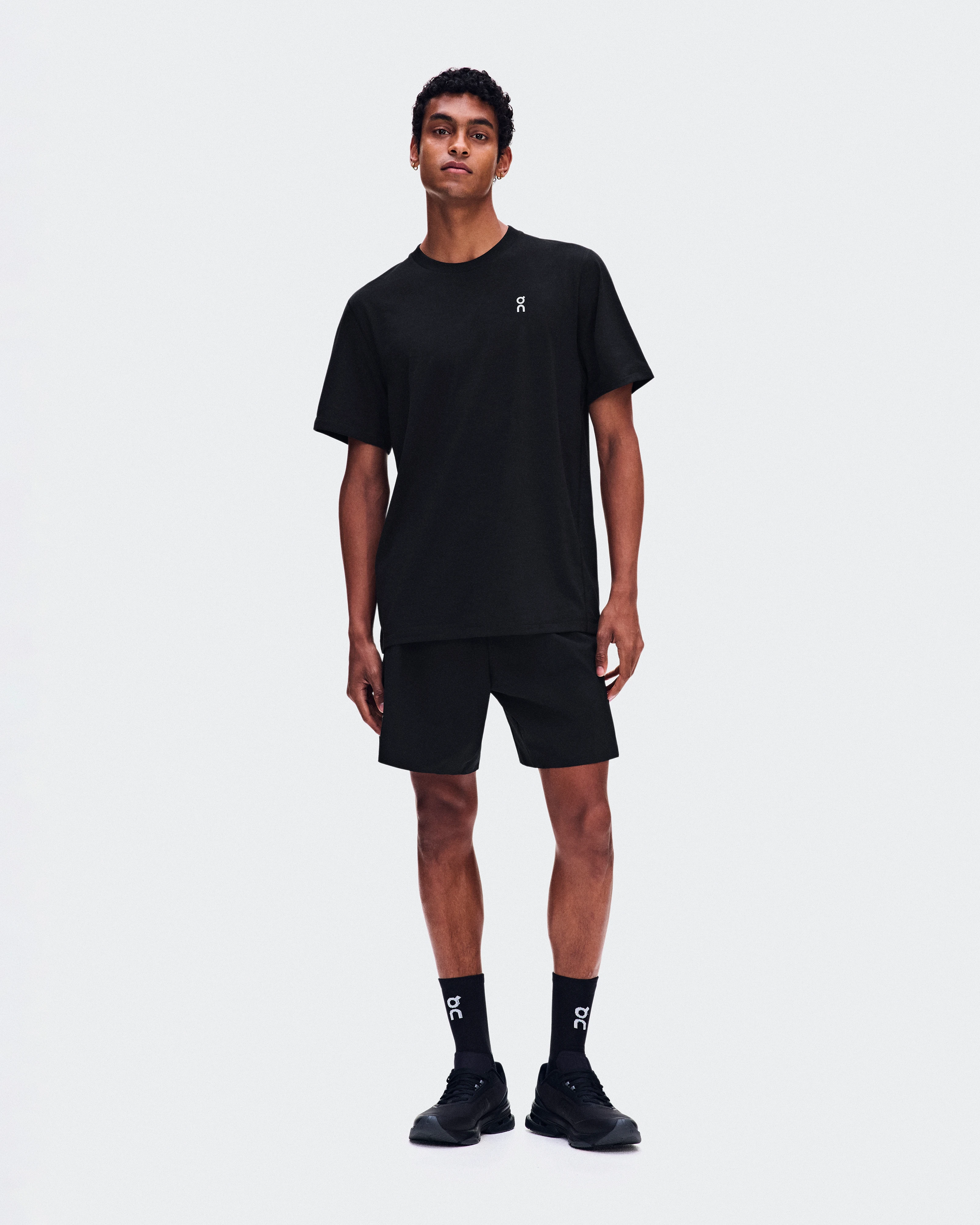 On Train-T Black Men Tops and t-shirts