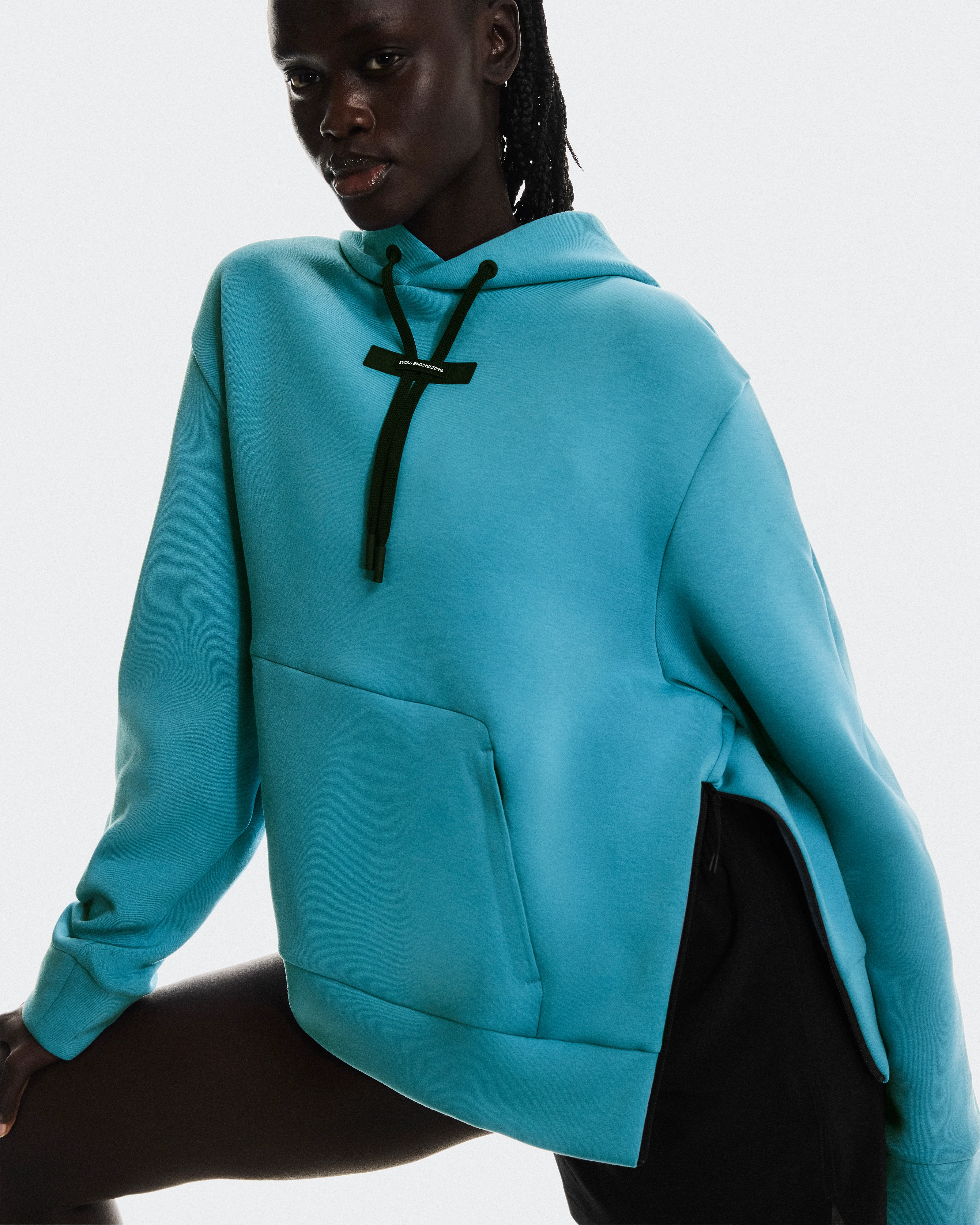 On Focus Tech Hoodie Niagara Women Hoodies and sweatshirts