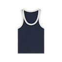 All-Day Ribbed Tank Top in Midnight