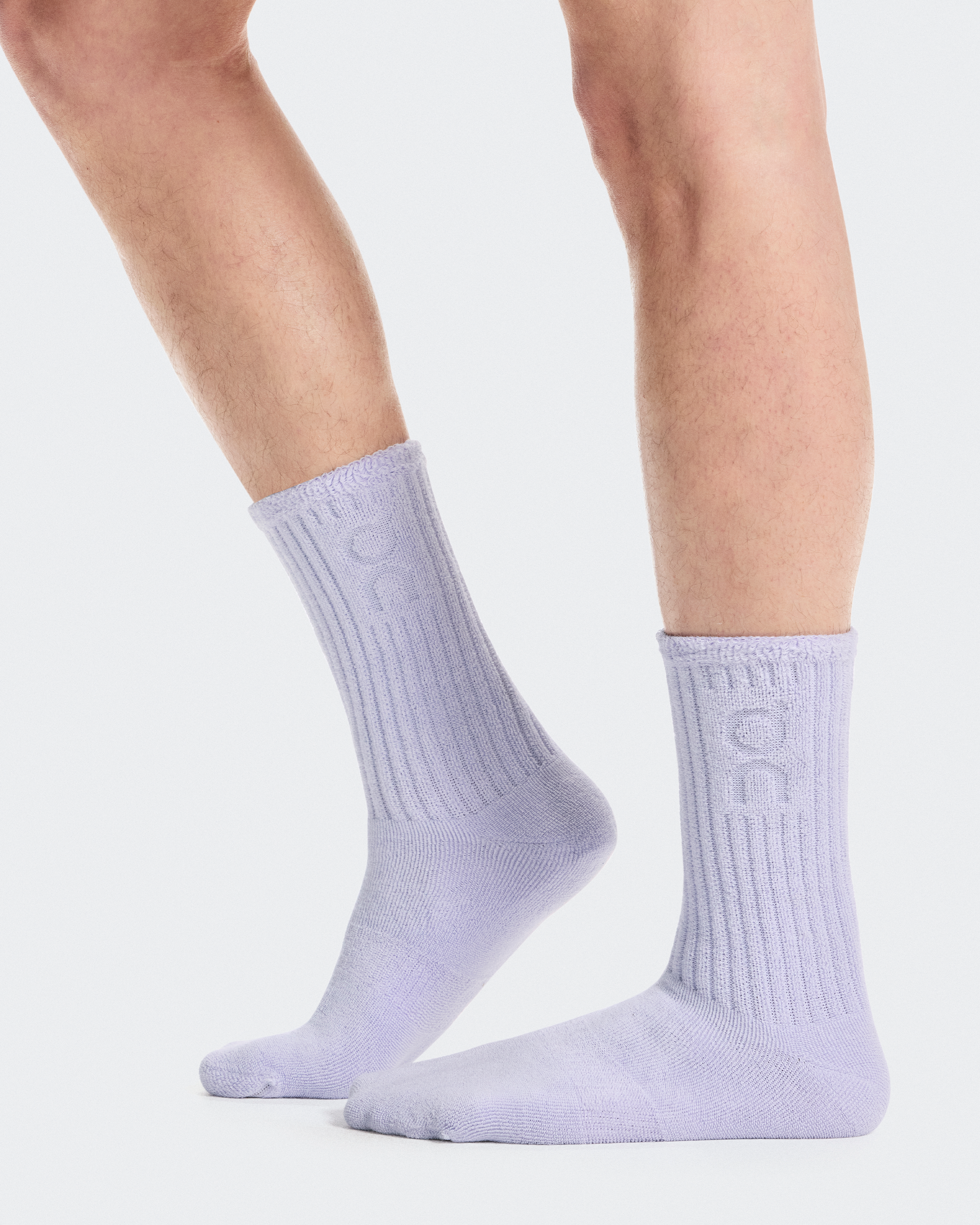 Terry Sock HighUnisex / Thistle / 47 - 49