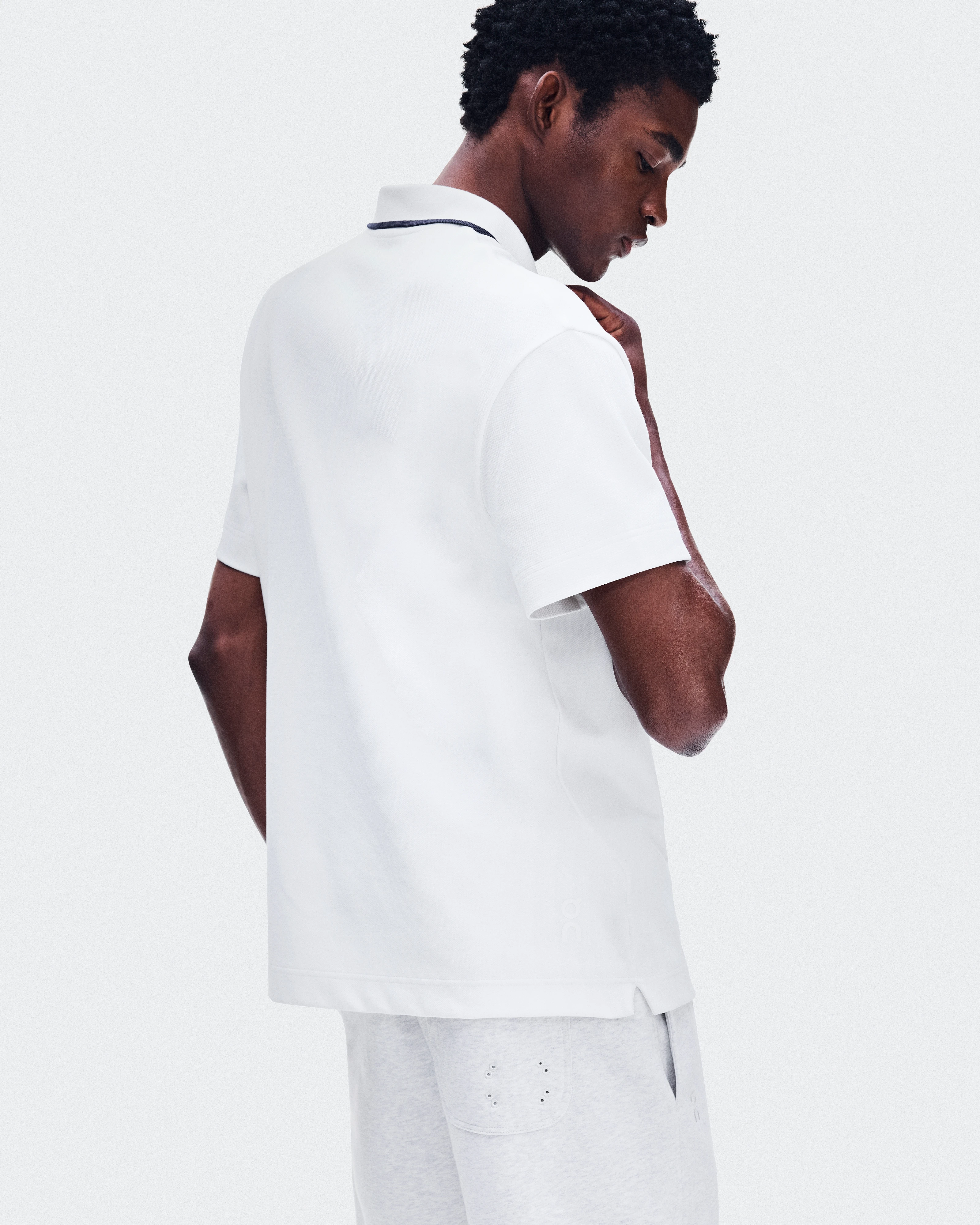On Courtside Polo All White Men Tops and t-shirts