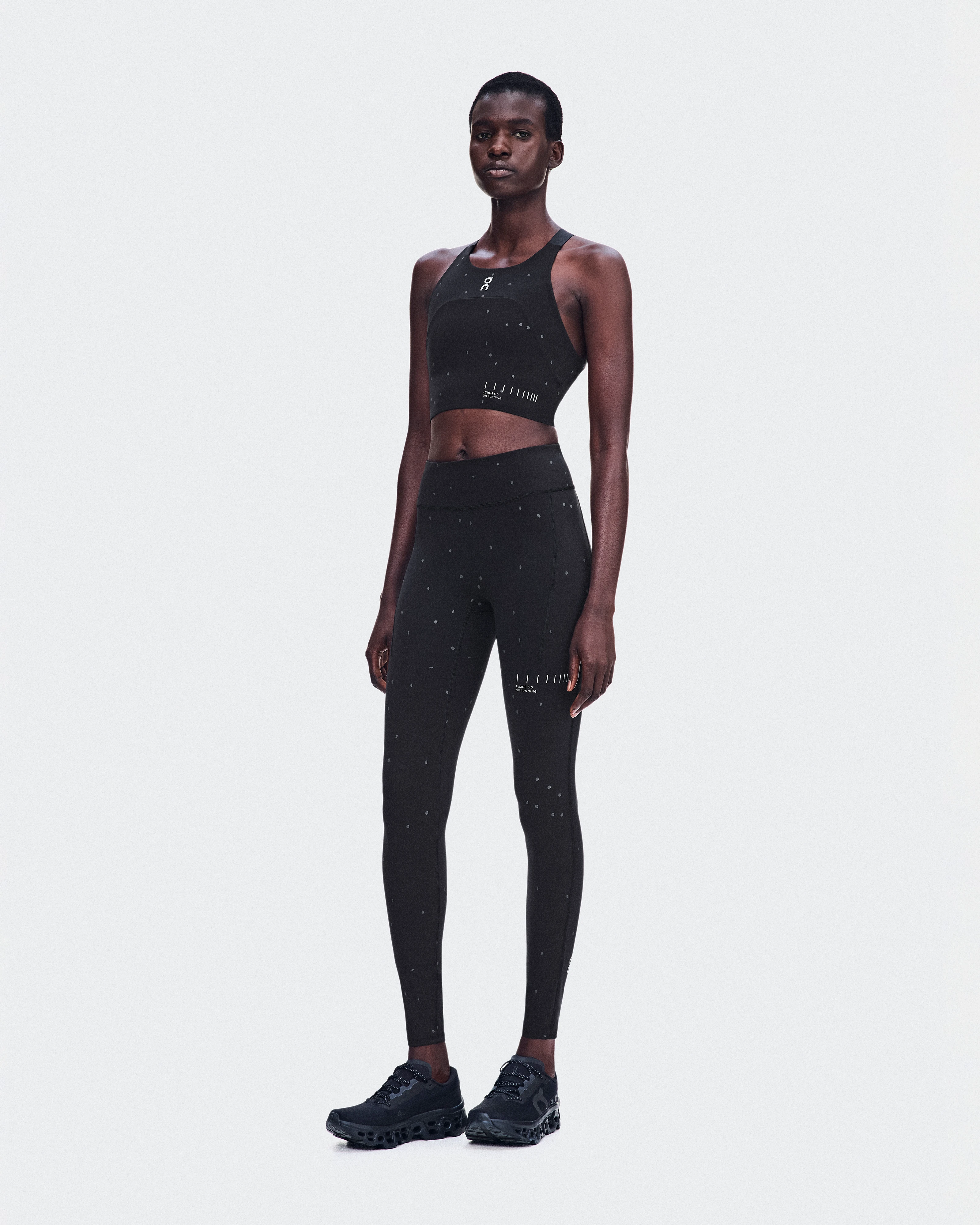 On Performance Tights Lumos Black & Eclipse Femme Leggings