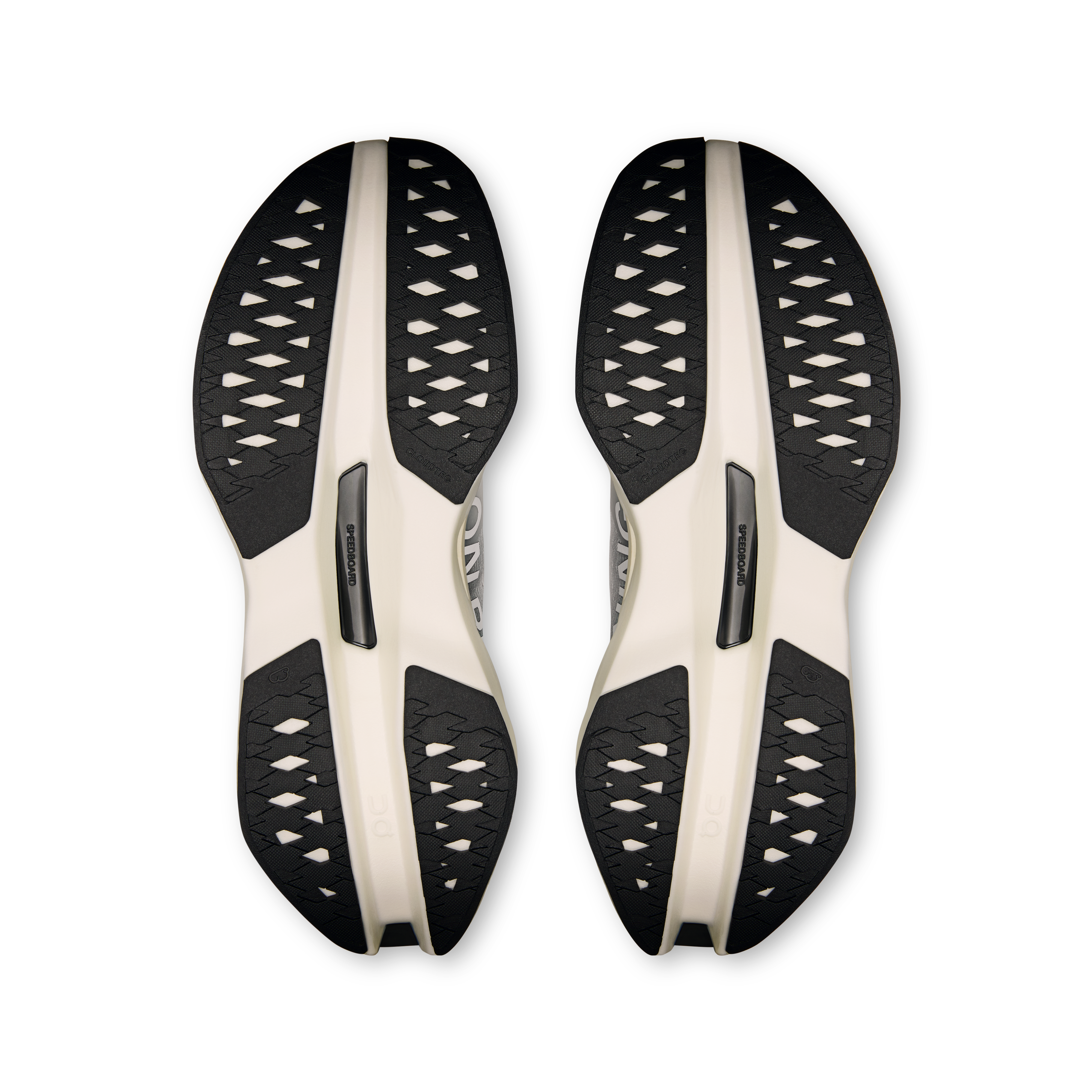 On Cloudboom Max White & Black Men Road running Shoes