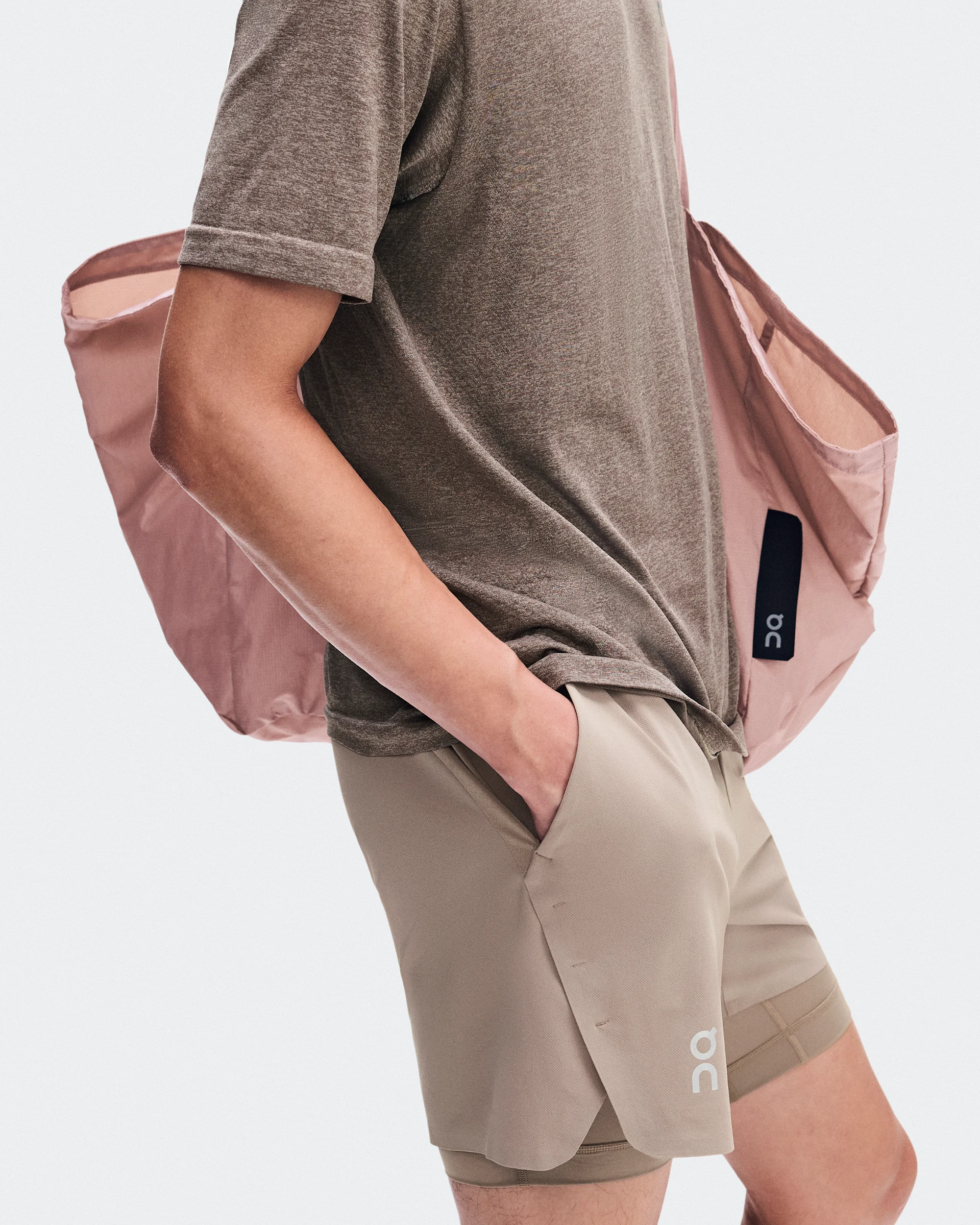 Men's Train 2-in-1 Shorts Clay - thumbnail 4