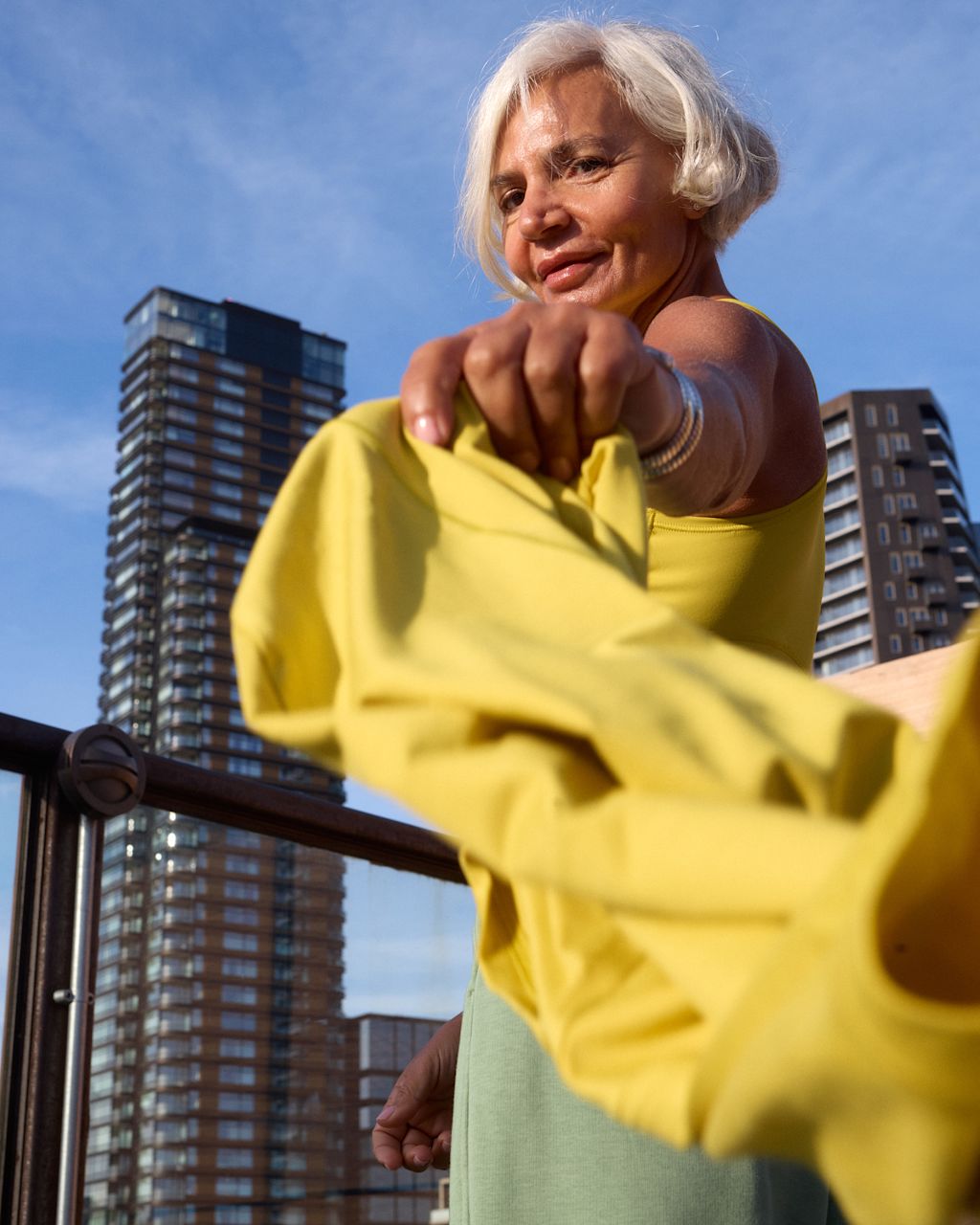 Rod Ghanem Fashion fitness content creator and On partner, Grece Ghanem on ageless ...