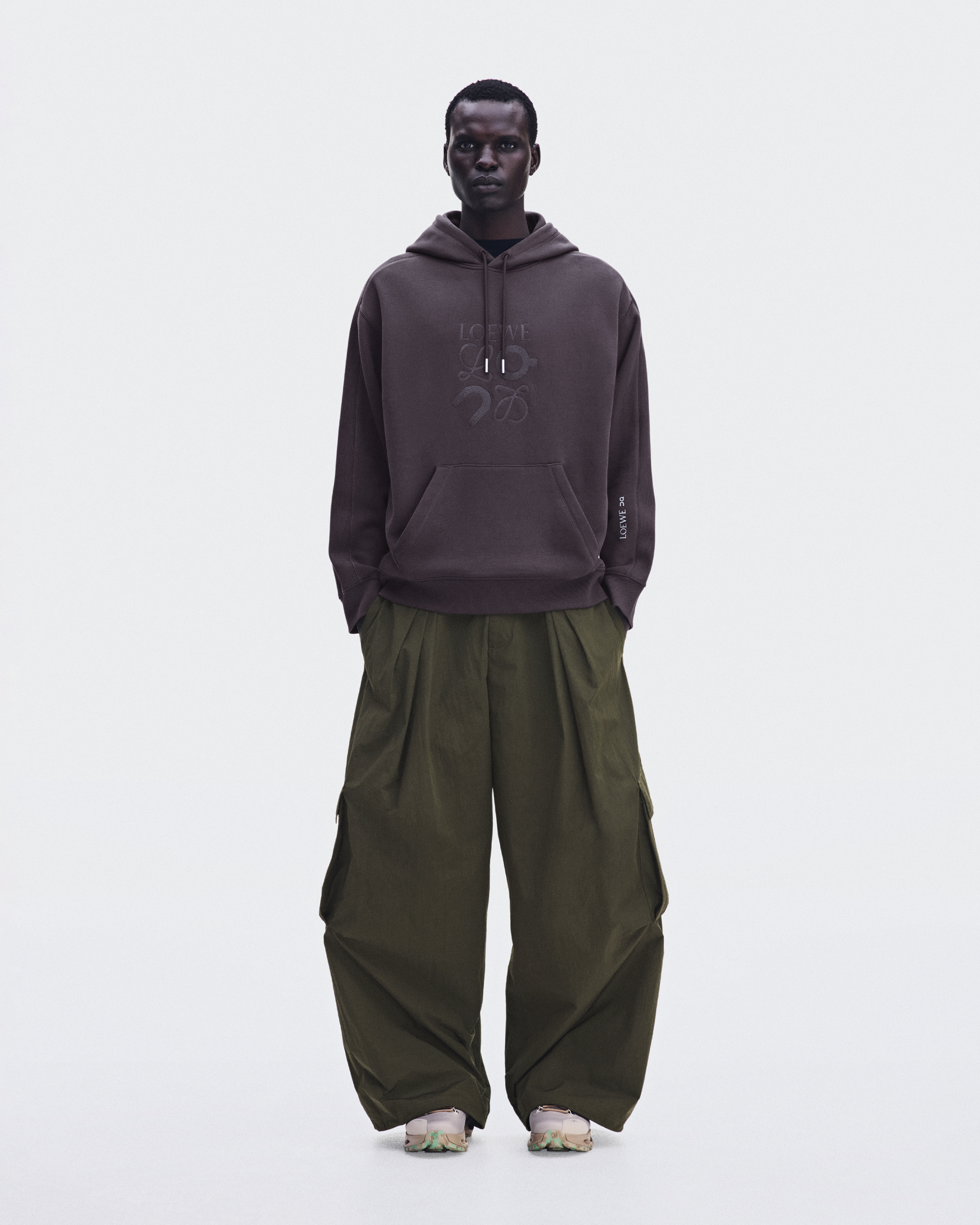 Hoodie LOEWE in Purple