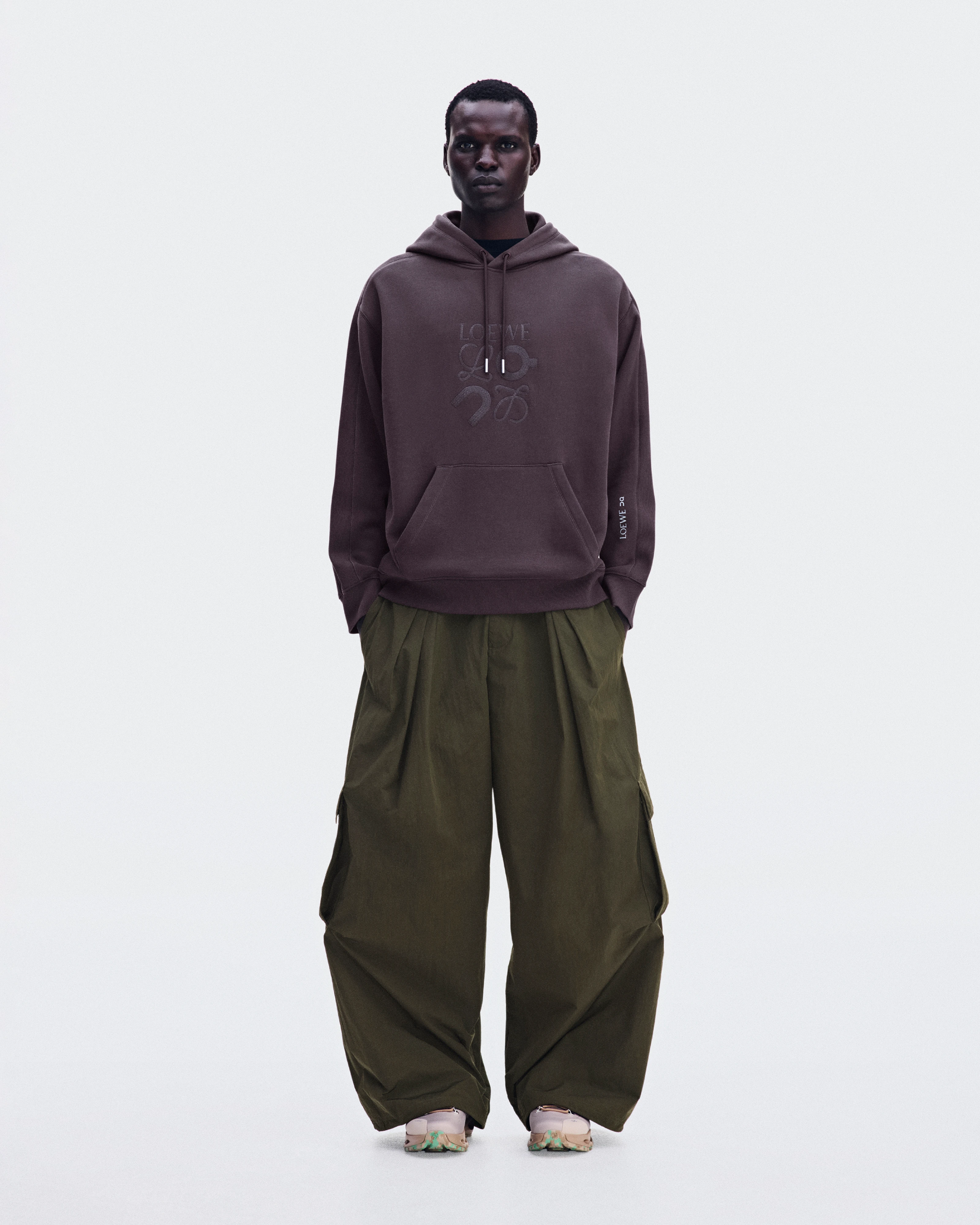 On Hoodie LOEWE Purple メンズ フーディ&スウェットシャツ