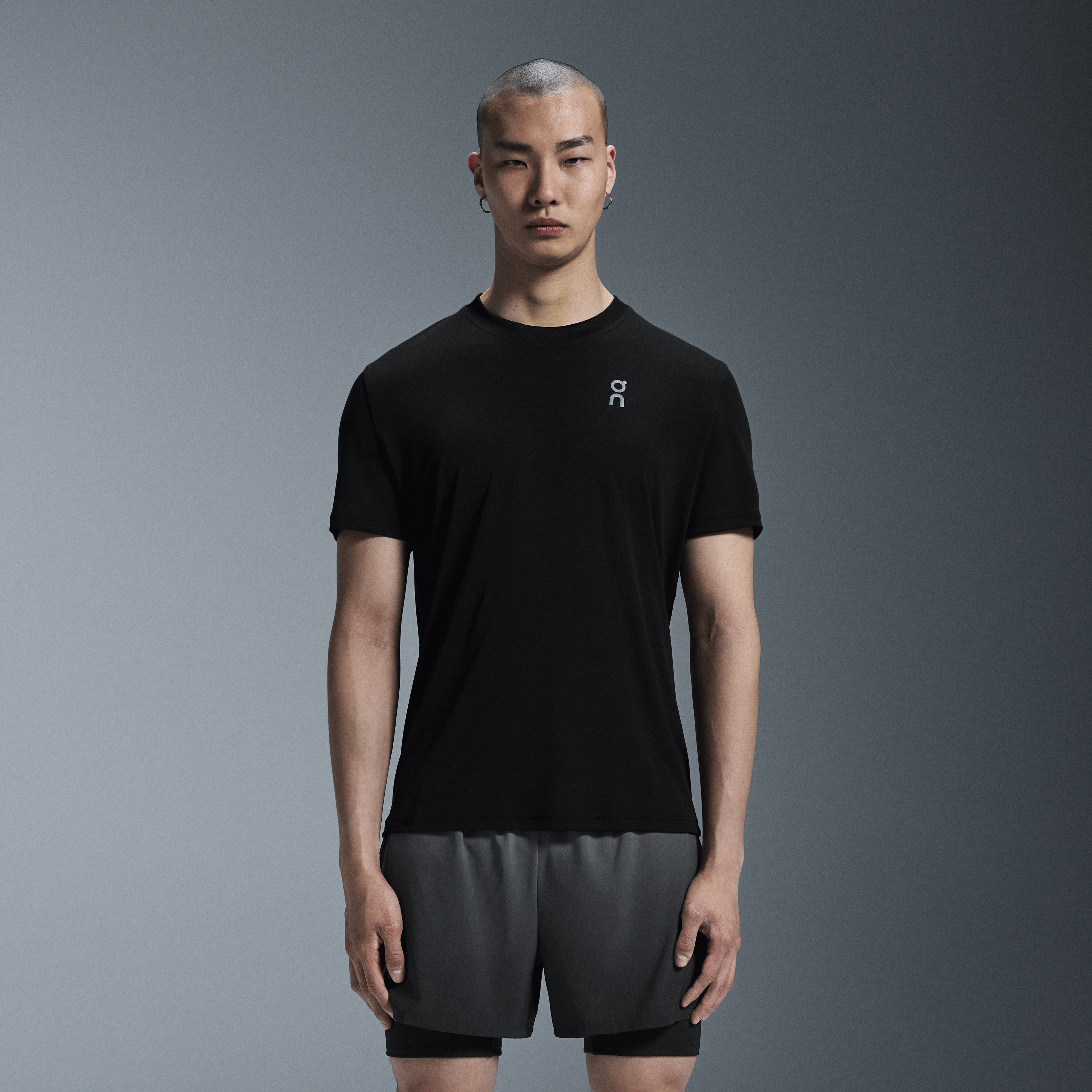 Pace-T Short-Sleeve Shirt in Black/Iron