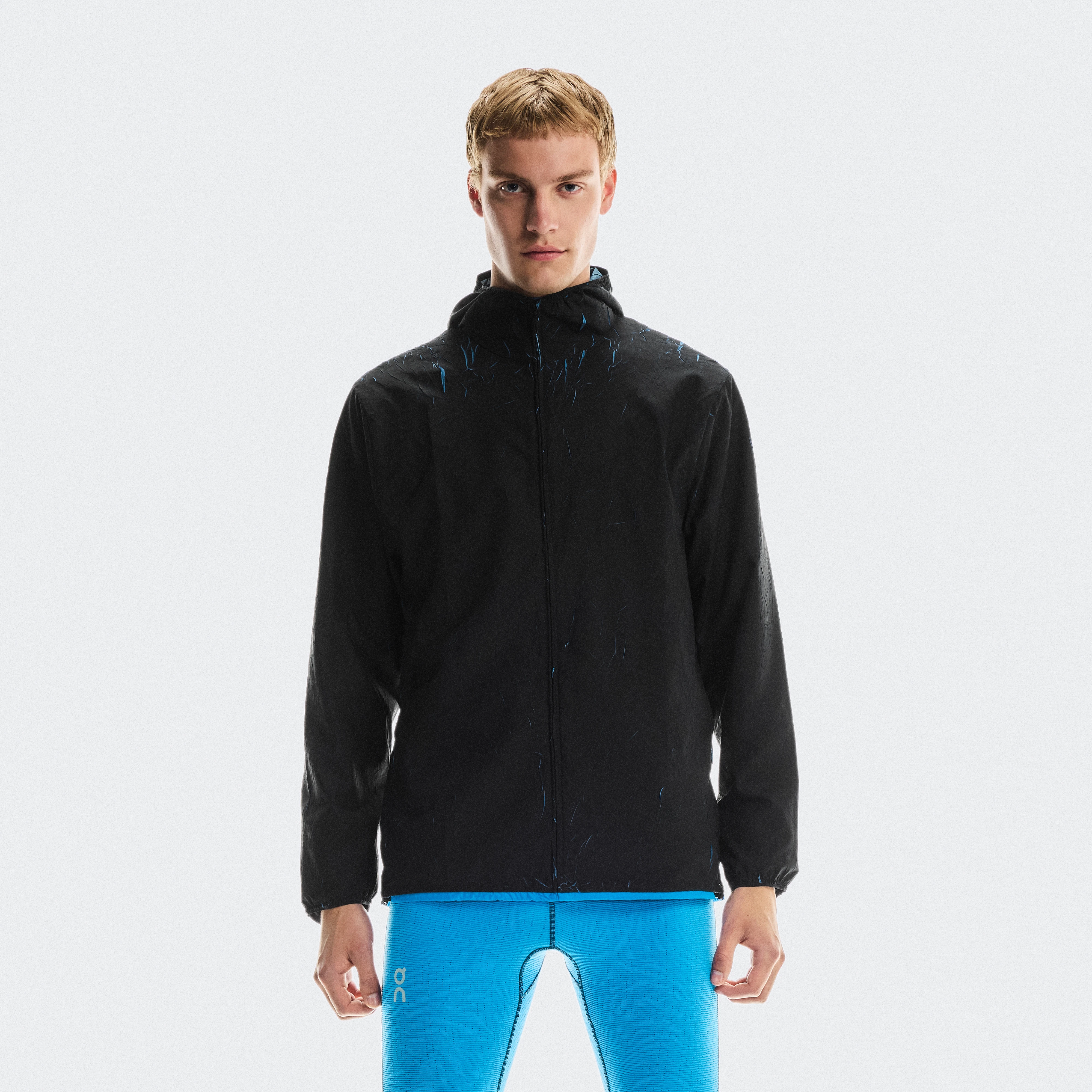 On Pace Run Jacket Blue Black Men Men – Performance running, CleanCloud® fabric, recovery Jackets