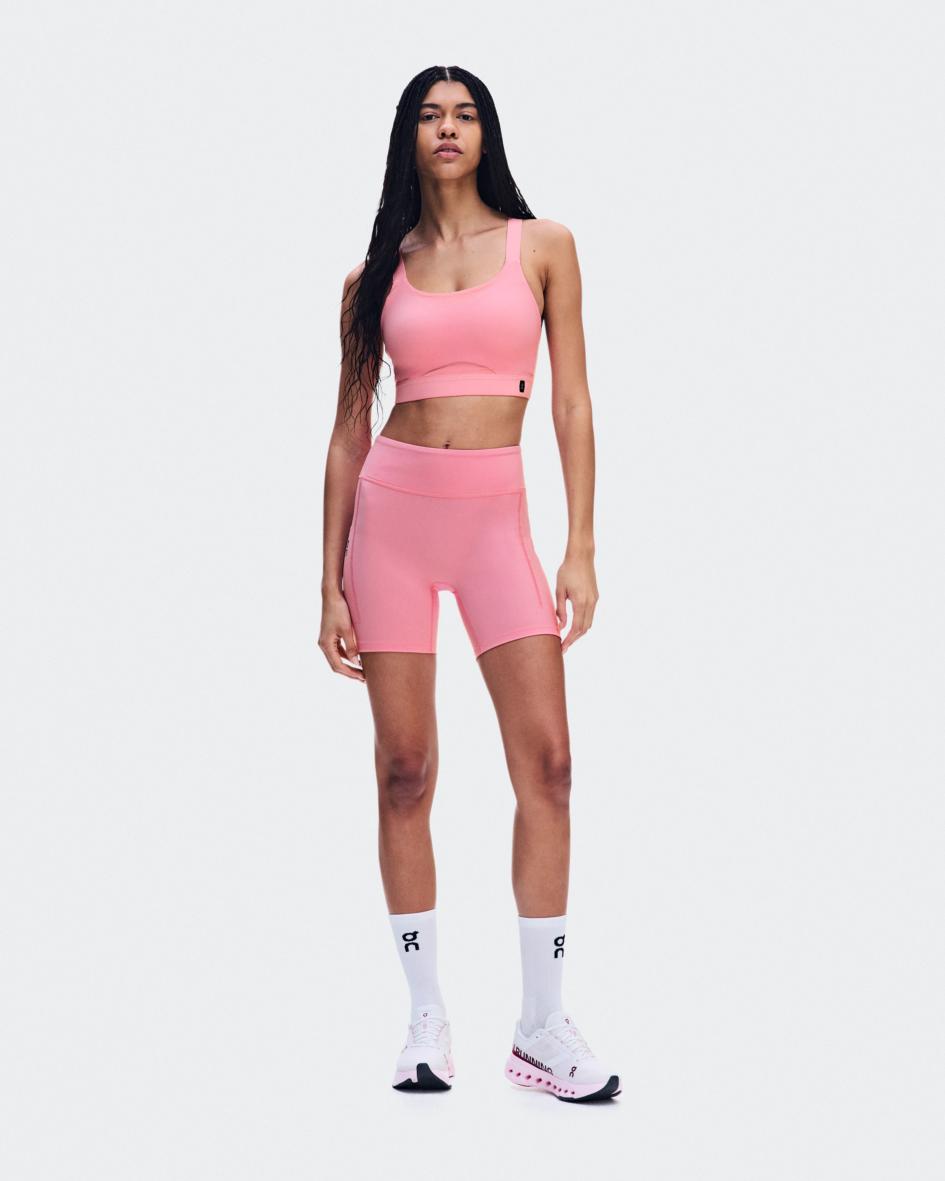 On Performance Tights Short Magnolia Women Tights