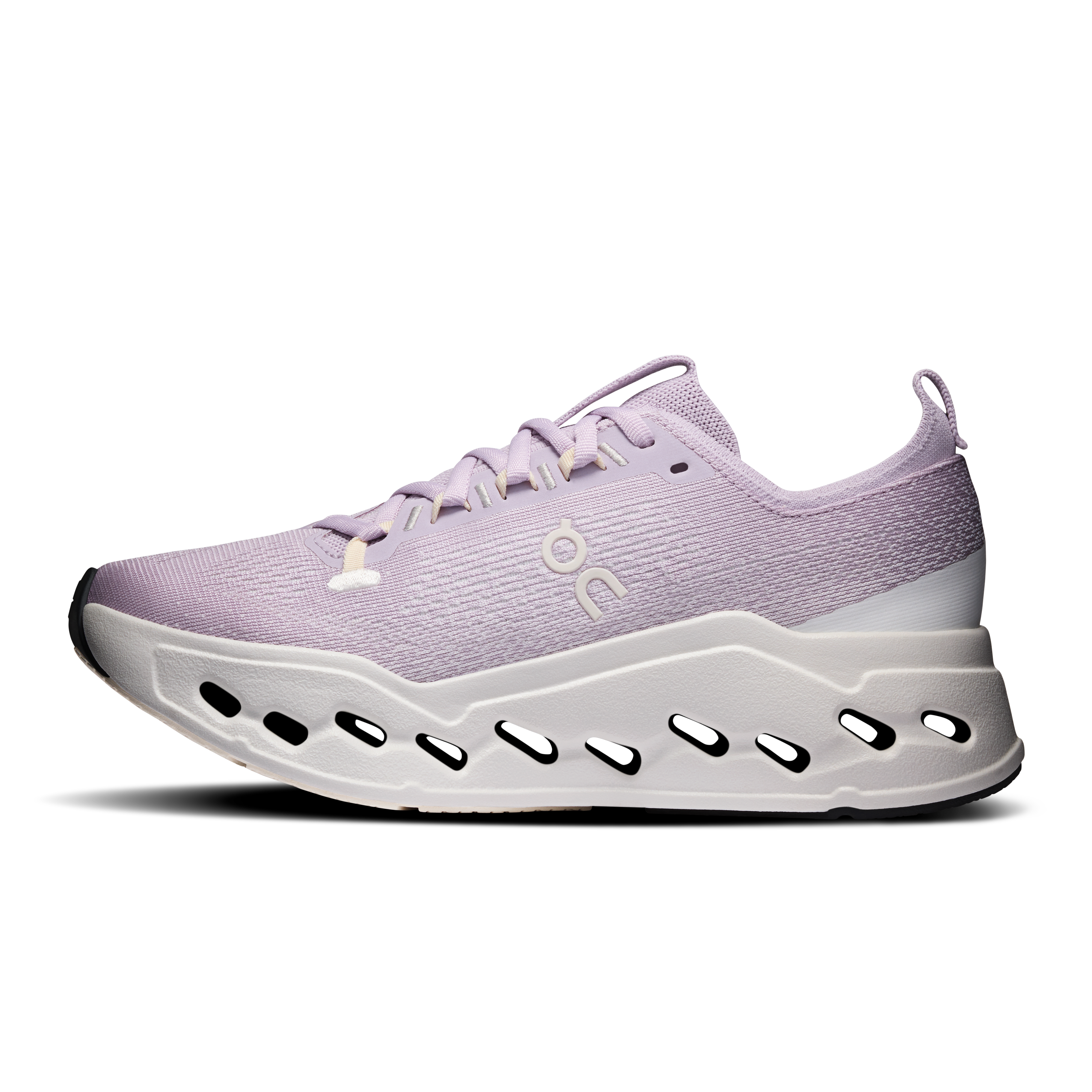 On Cloudsurfer Max Foxglove & Ivory Damen Strassenlauf Schuhe