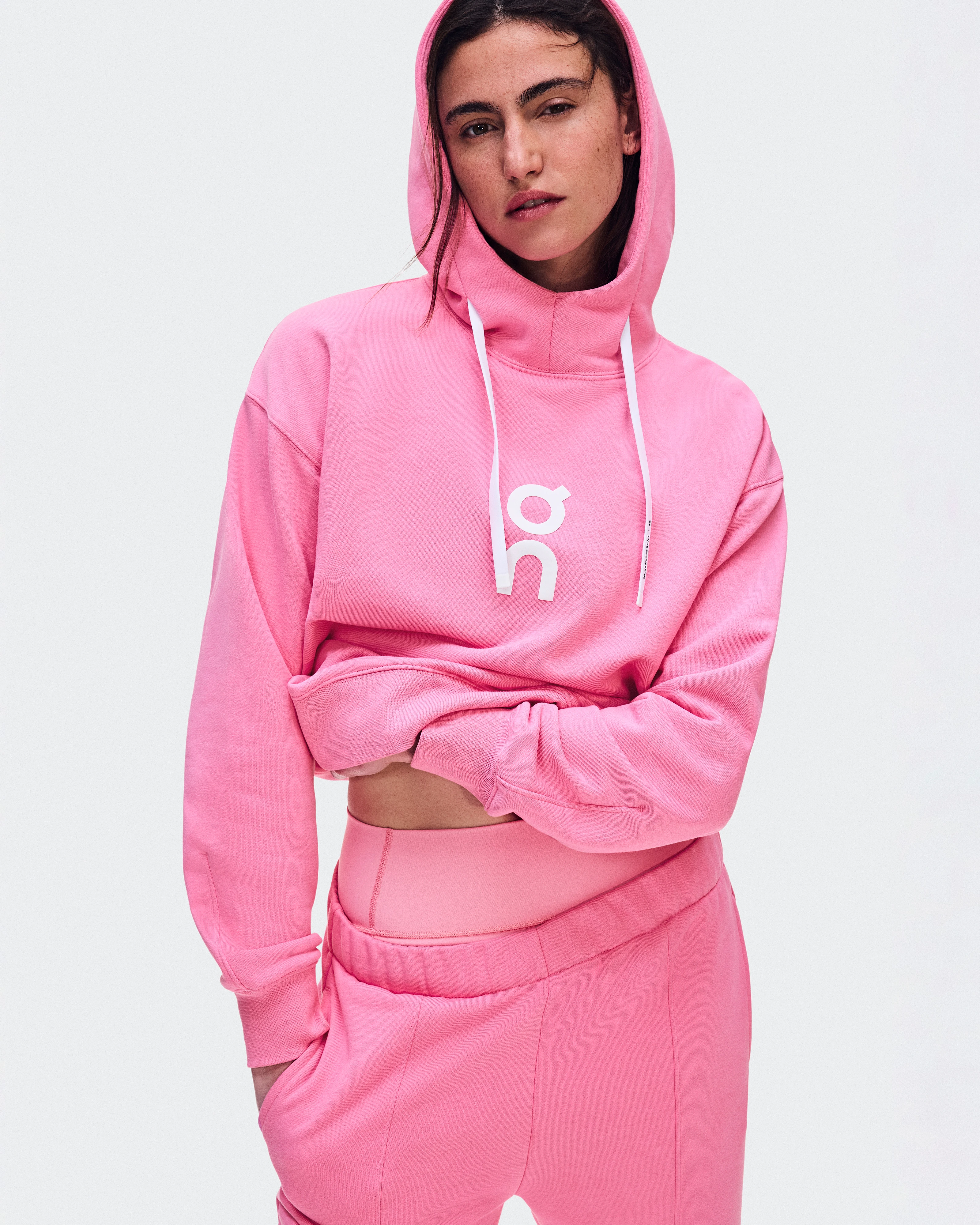 On Club Hoodie Bubblegum Femme – Temps froid, récupération, voyage Sweats à capuche et sweats