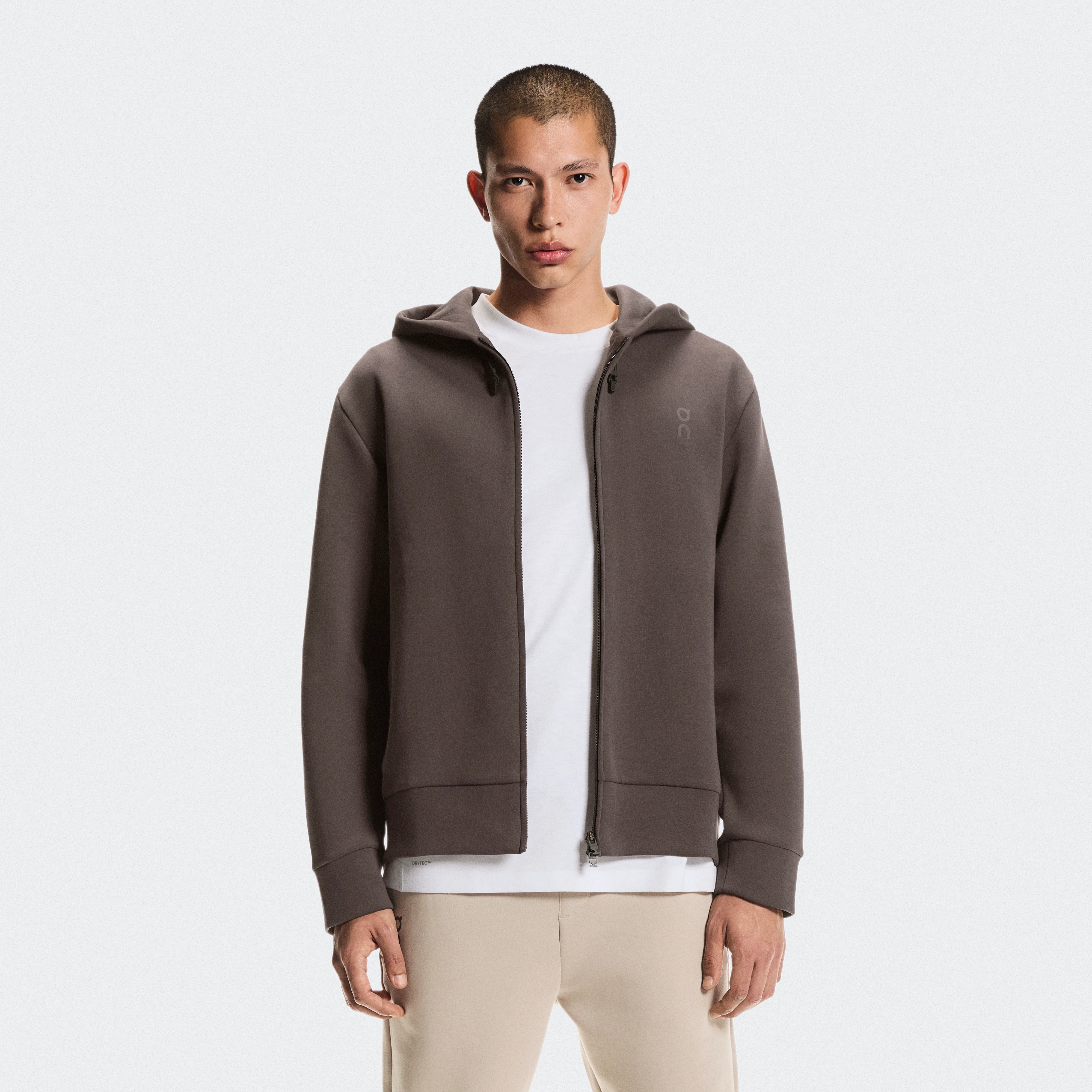 On Focus Tech Zip Hoodie Brown Men Men – All-day wear, travel, training Hoodies and sweatshirts