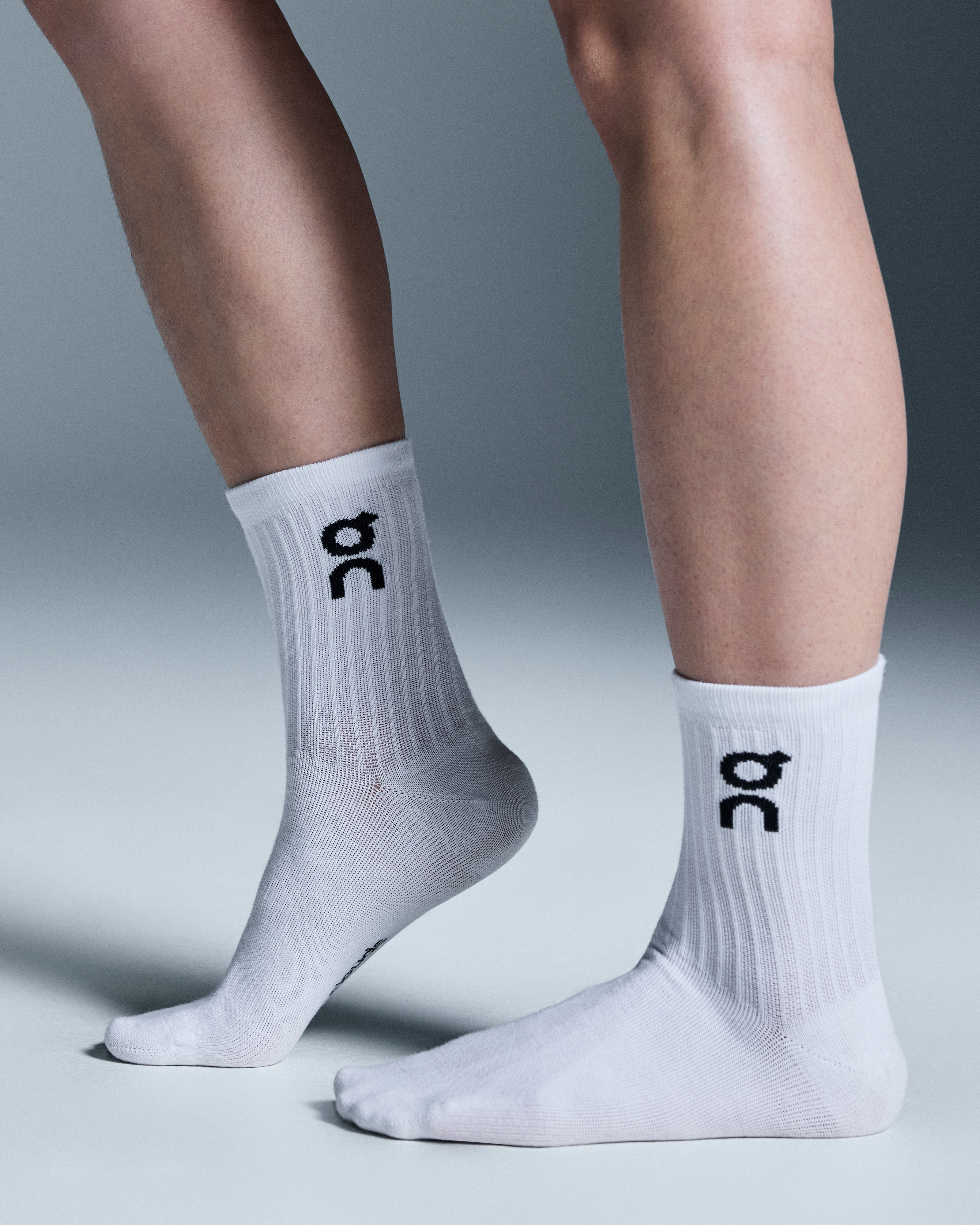 Logo Sock High 3PUnisex / White / 43 - 46