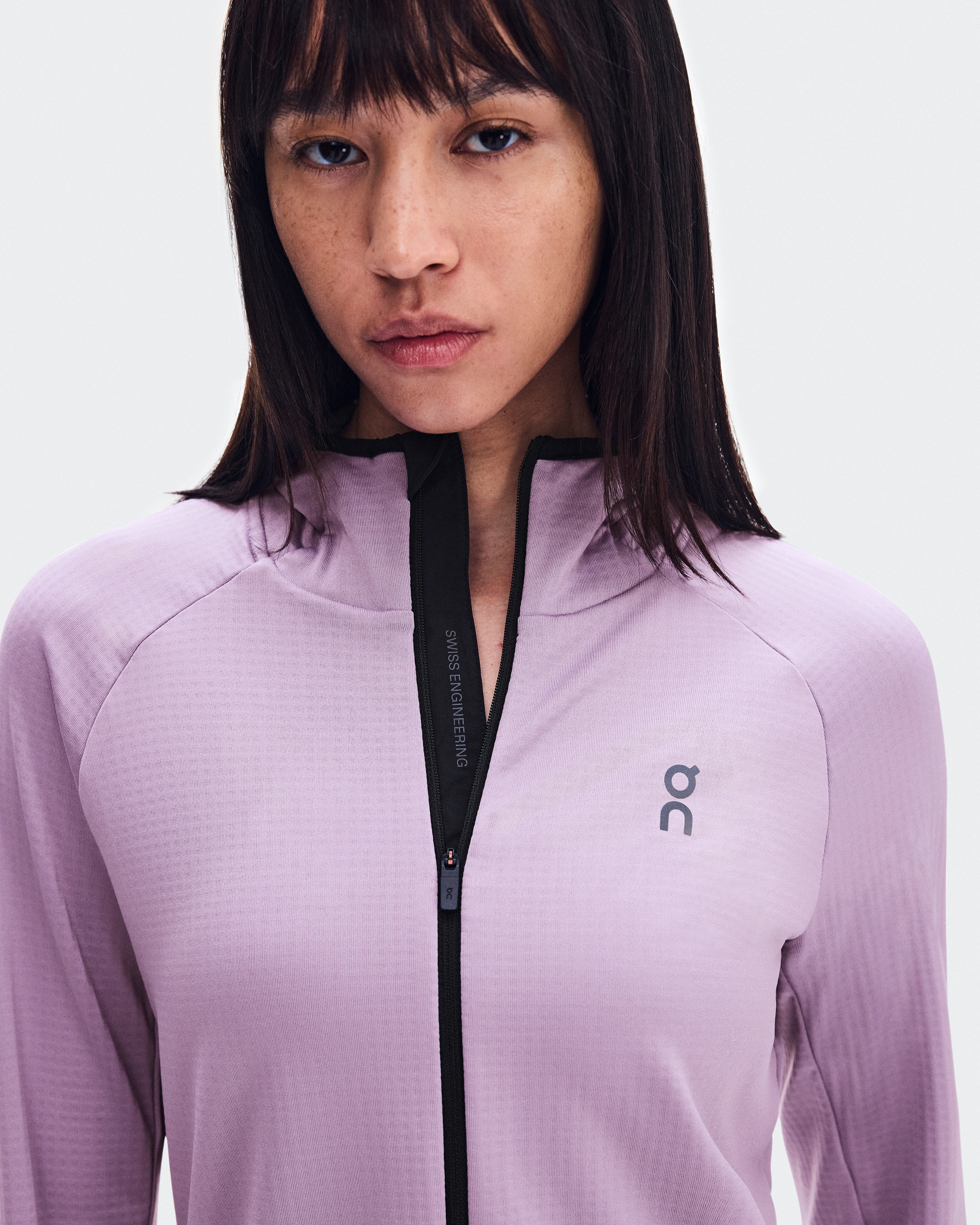 On Climate Zip Hoodie Mallow Women Hoodies and sweatshirts