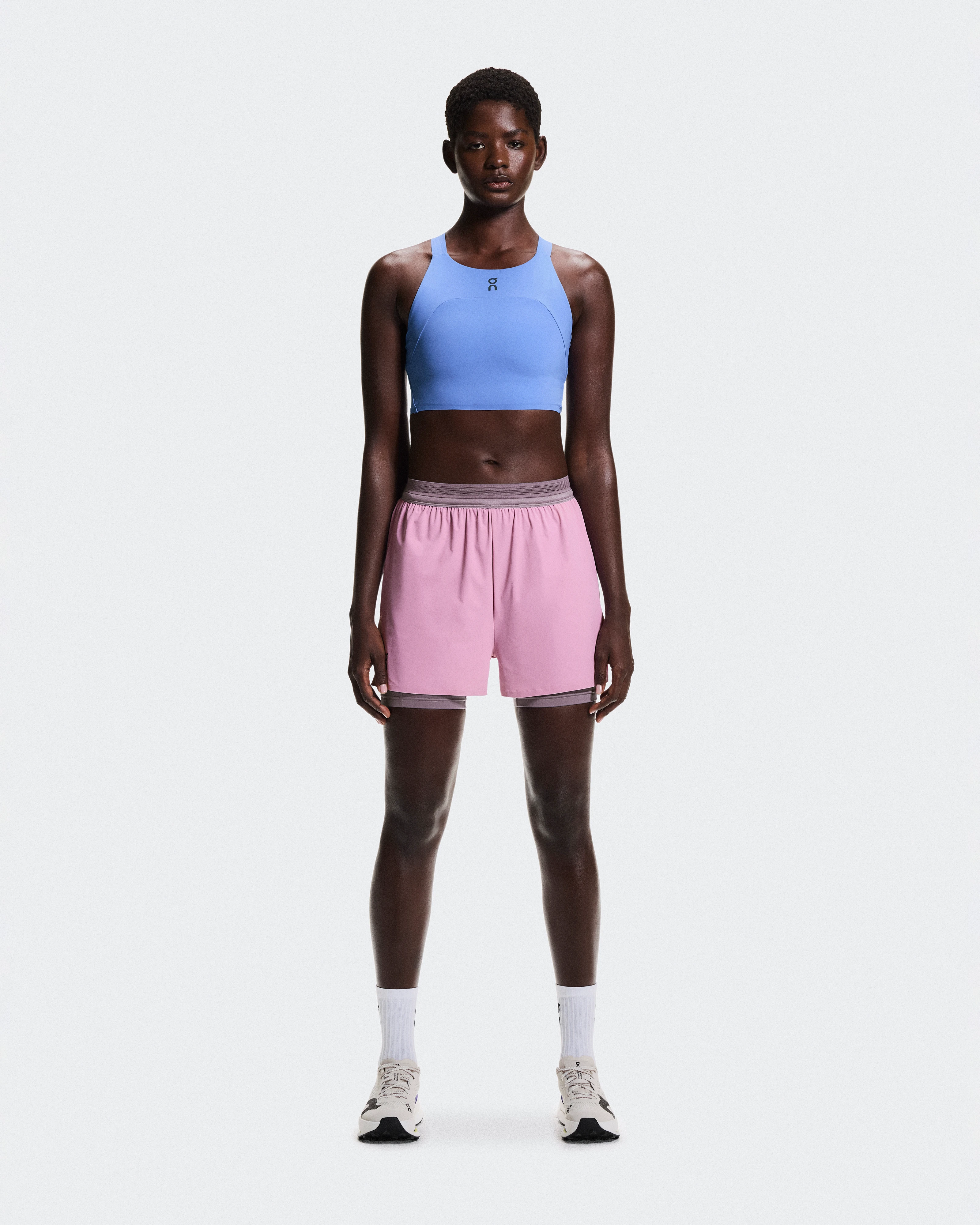 On 3" Performance 2/1 Shorts Sakura & Dewberry Women Shorts